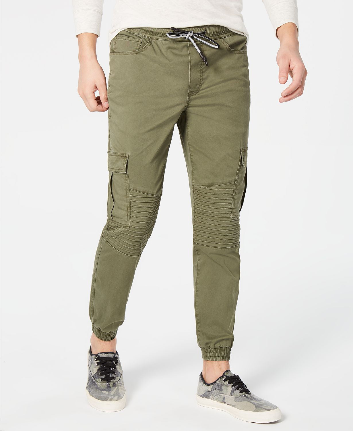 American Rag Fused Cargo Jogger Pants Simple Sage