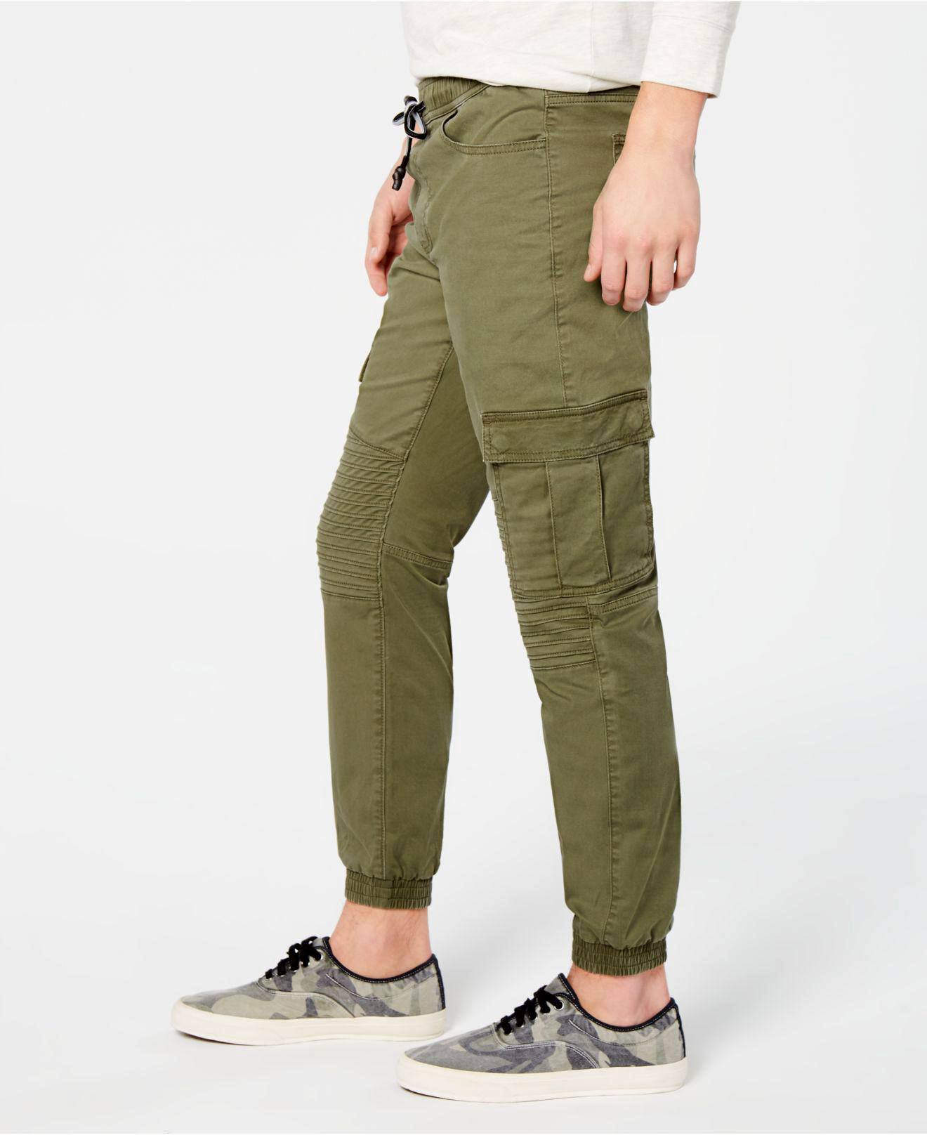 American Rag Fused Cargo Jogger Pants Simple Sage