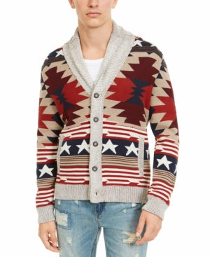 American Rag Men's Southwestern Cardigan