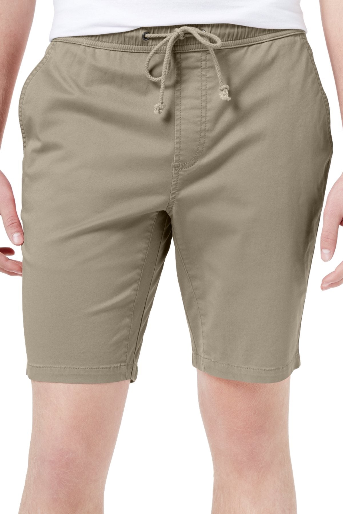 American Rag Rustic-Khaki Classic-Fit Drawstring Jogger Short