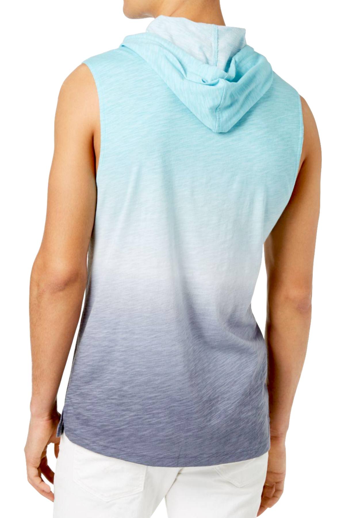 American Rag Underwater Sleeveless Tie Dye Hoodie