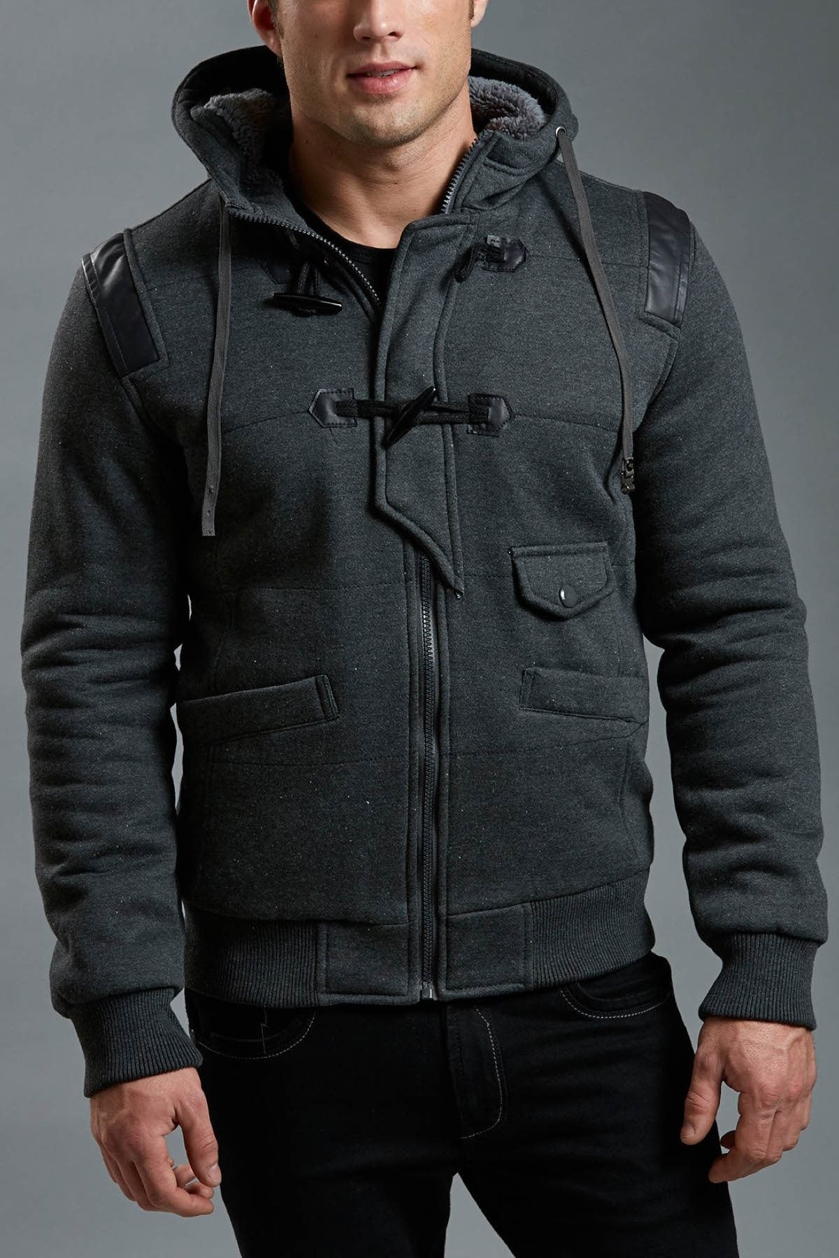 American Stitch Urban Dark Grey Hoodie