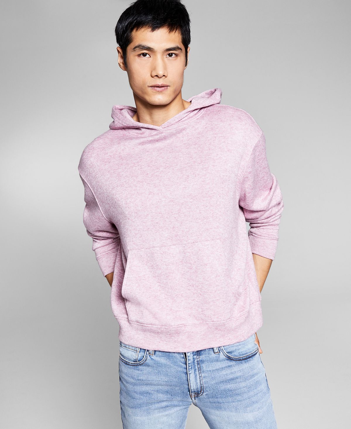 And Now This Cozy Fleece Hoodie Mauve