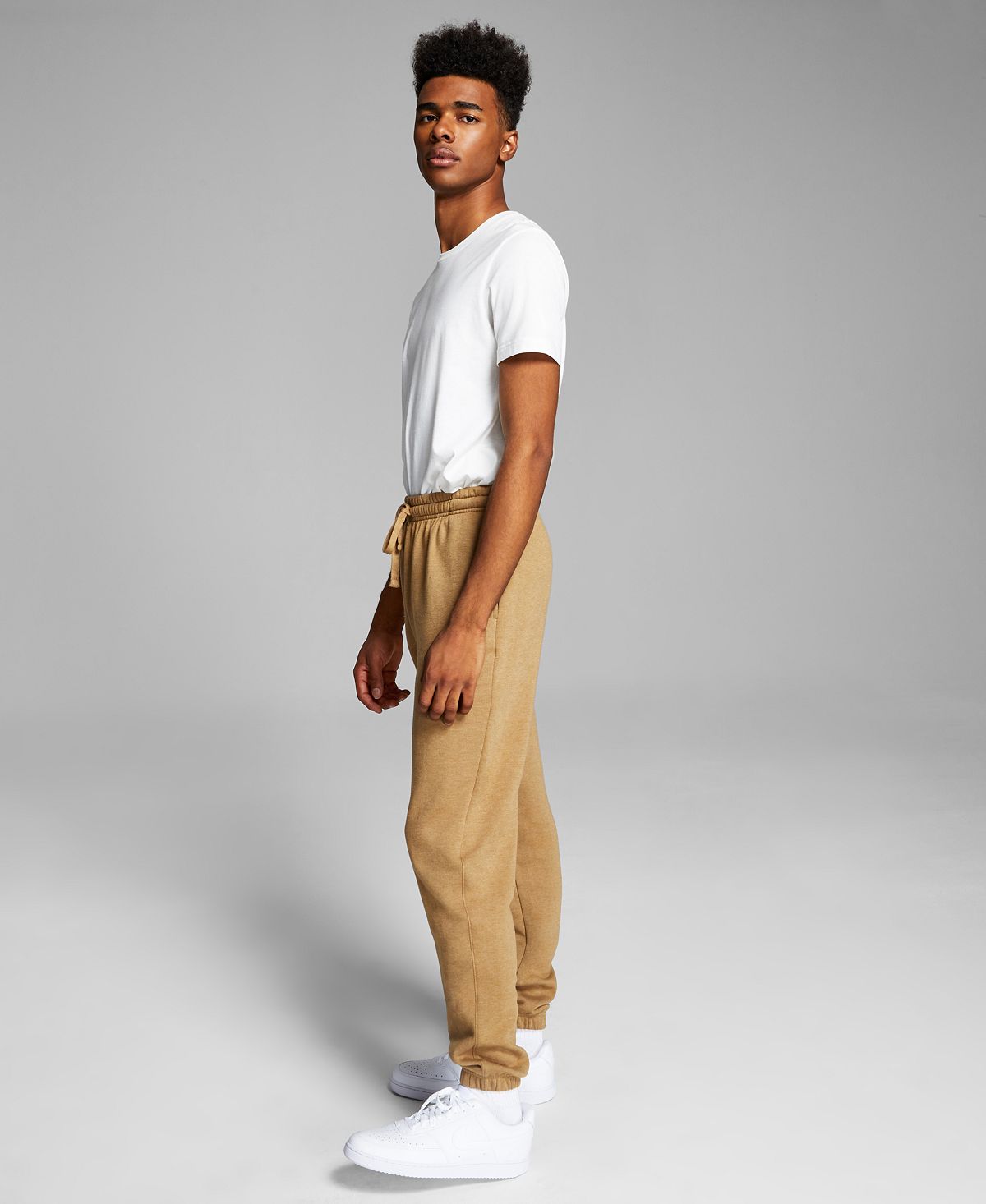 And Now This Fleece Jogger Sweatpant Khaki