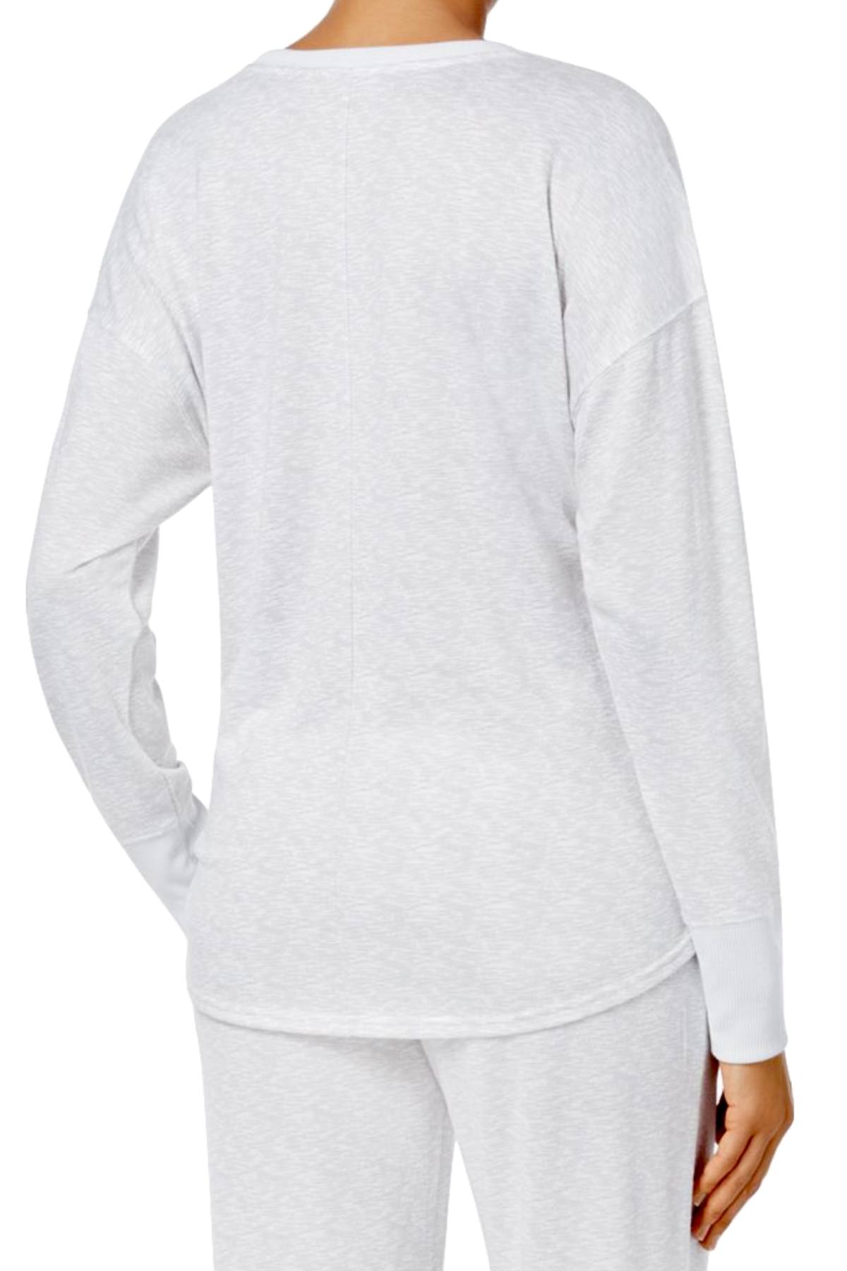 Ande Cloud-Dancer-Grey High-Low Hem Lounge Top