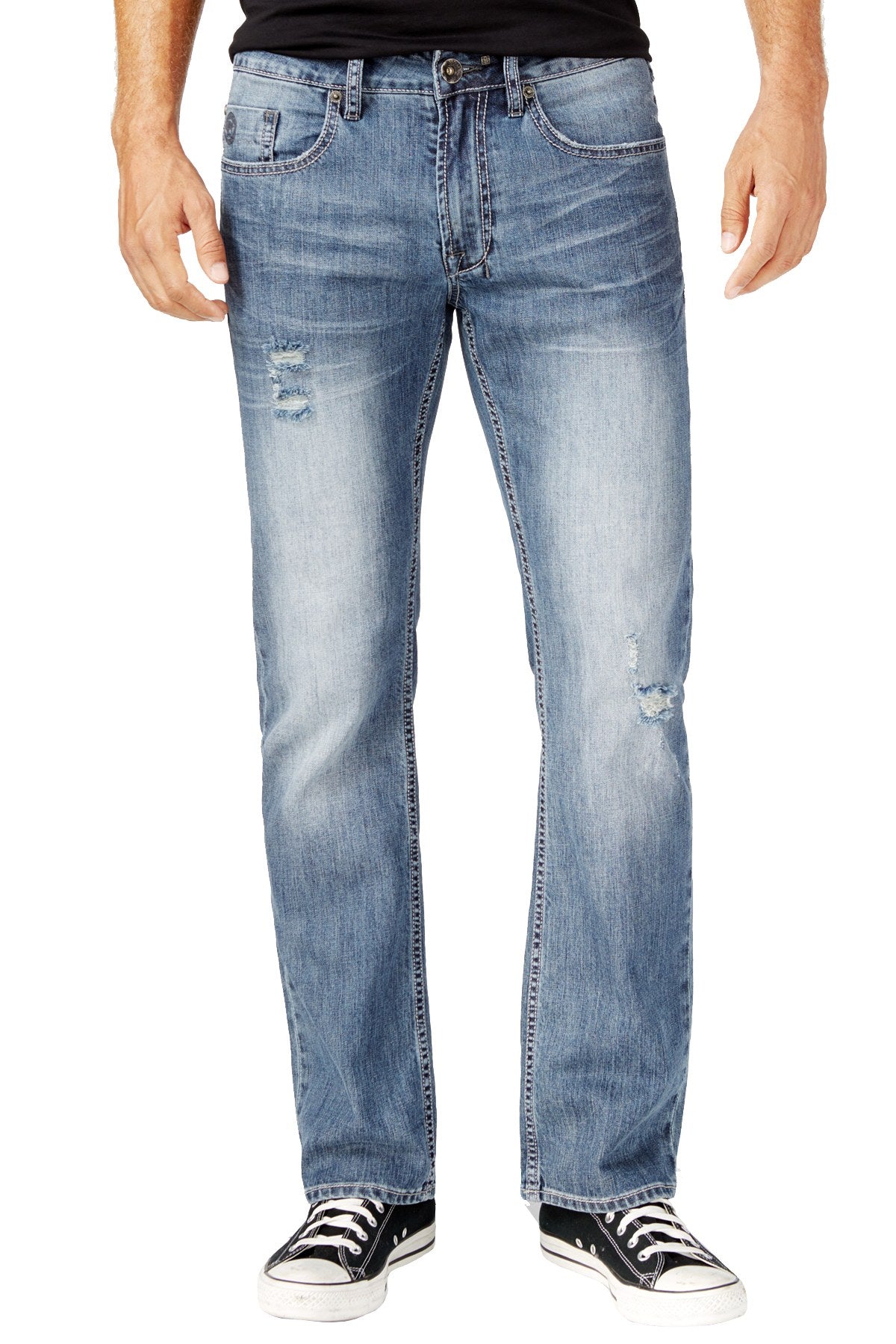 Buffalo by David Bitton Blasted-Blue Driven-X Straight-Stretch Relaxed ...