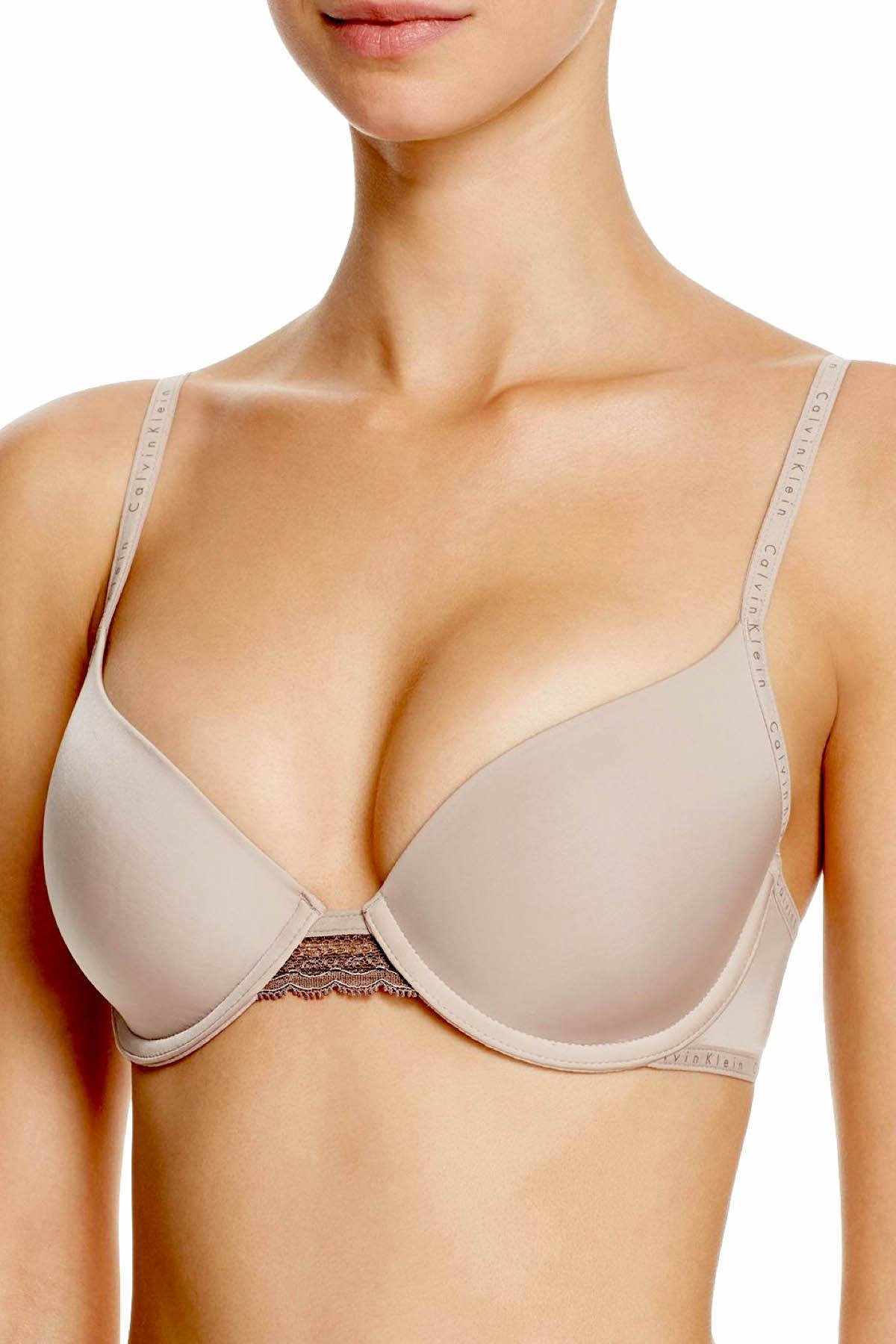 Calvin Klein FreshTaupe Signature LaceTrim Demi