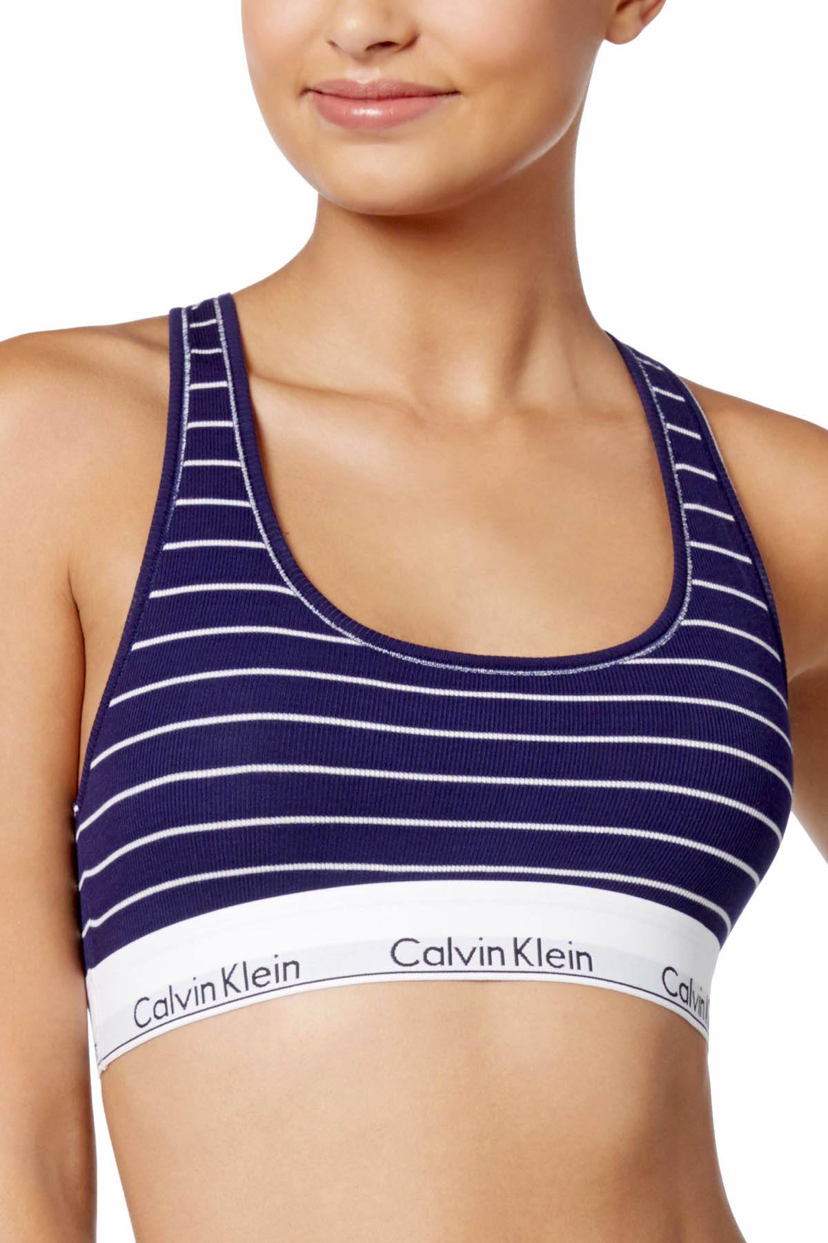 calvin klein navy bralette