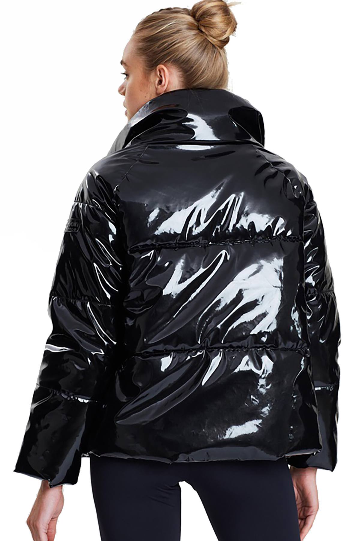 Calvin Klein Performance Black Shiny Puffer Jacket | CheapUndies