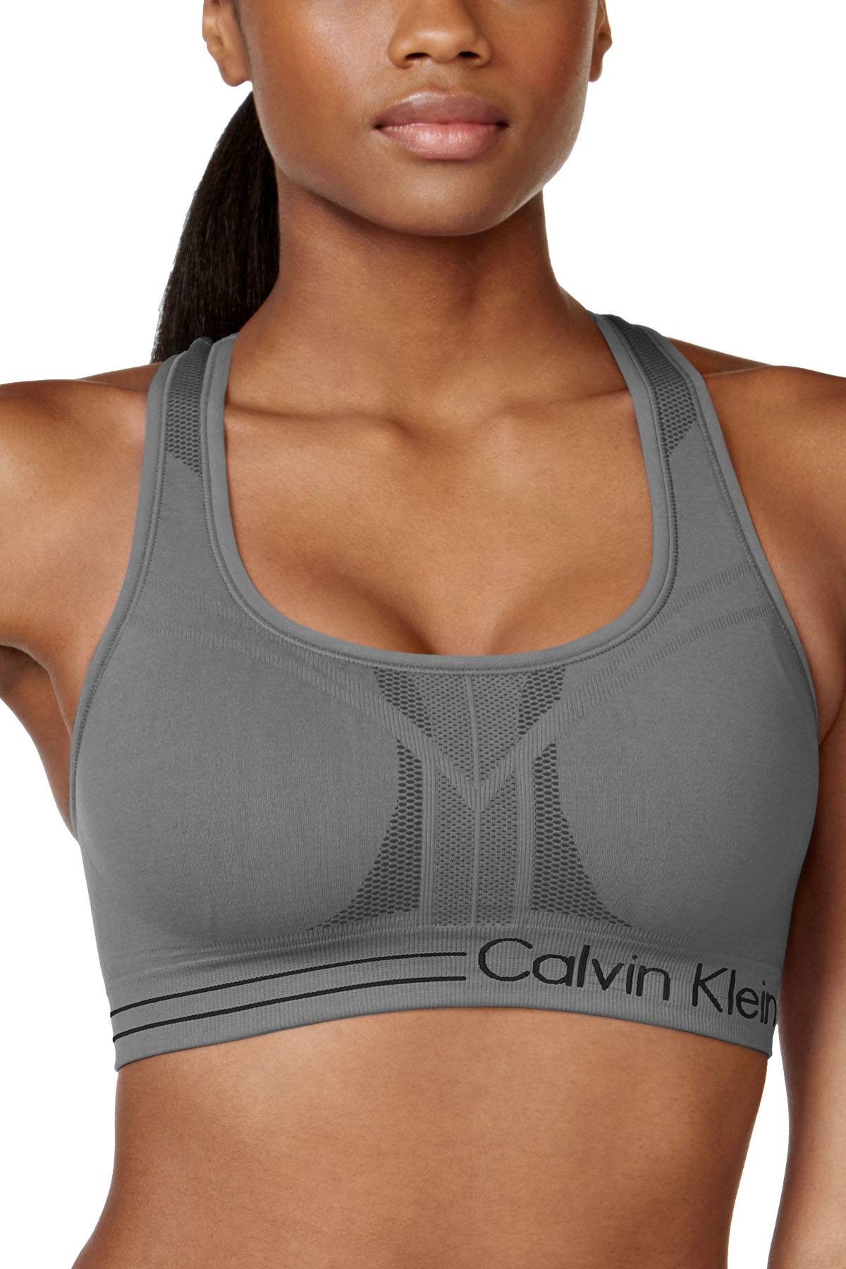 calvin klein performance racerback sports bra