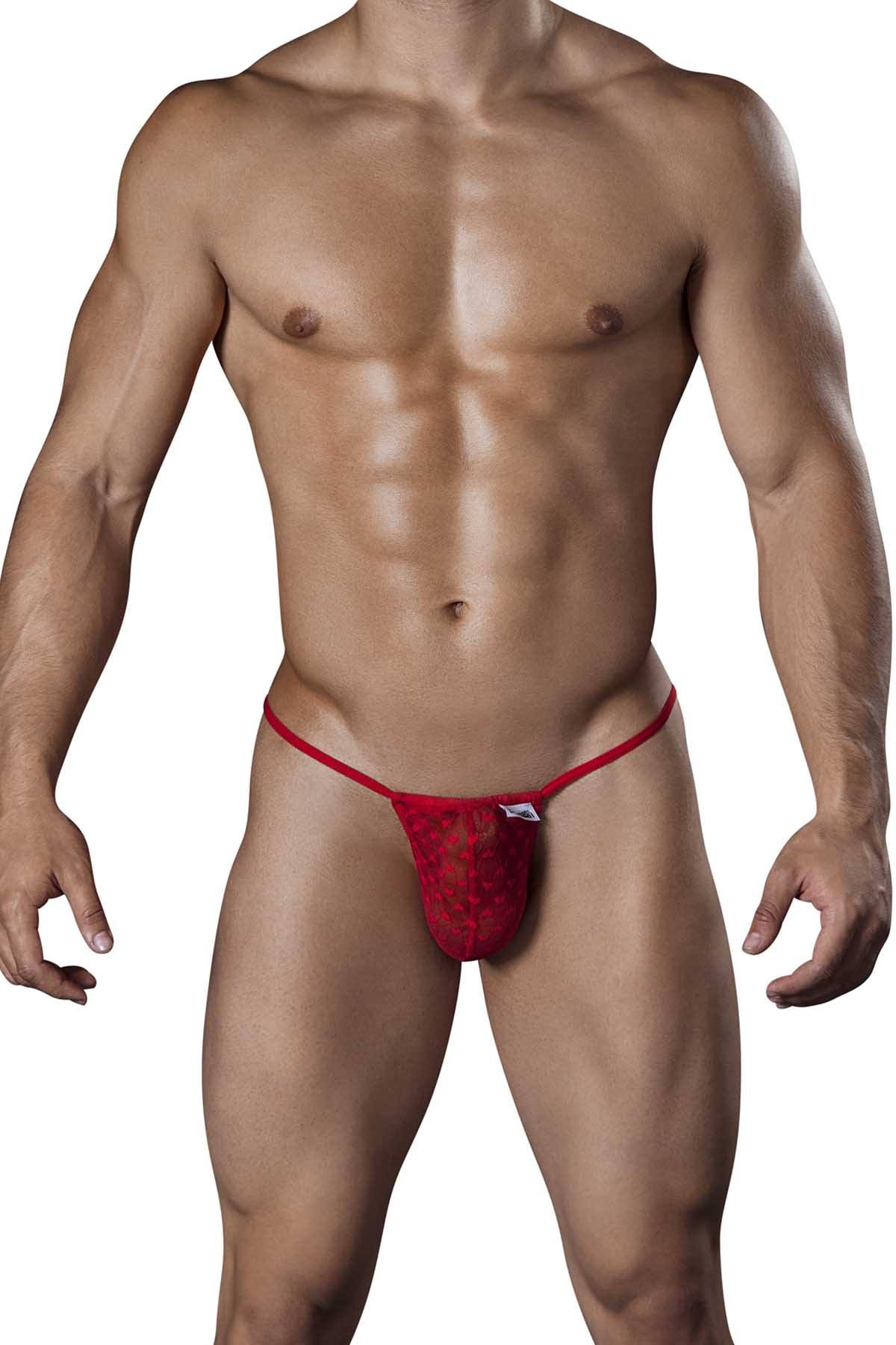 Candyman Red Lace String Thong Cheapundies 7861