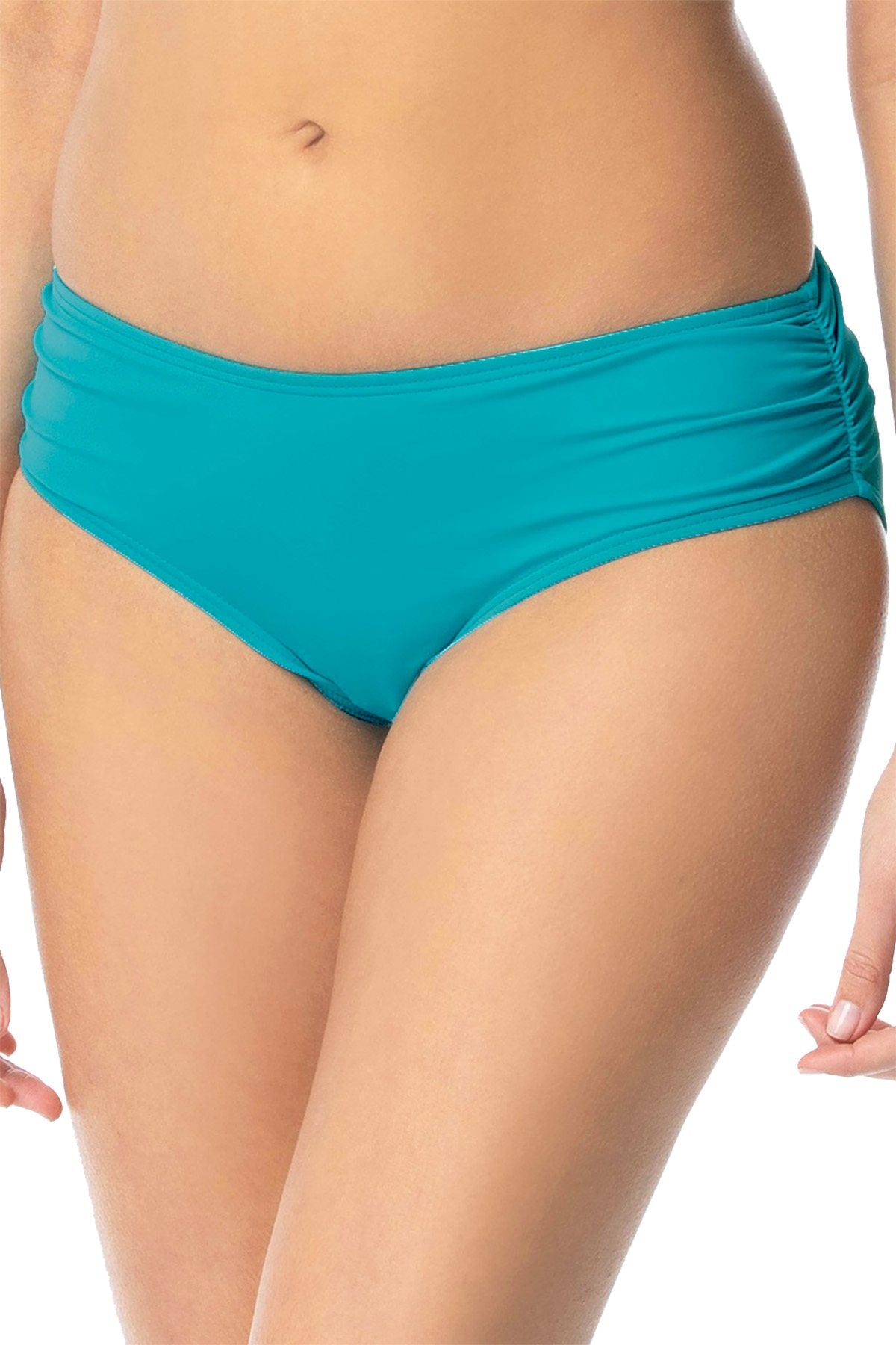 ruched hipster bikini bottoms