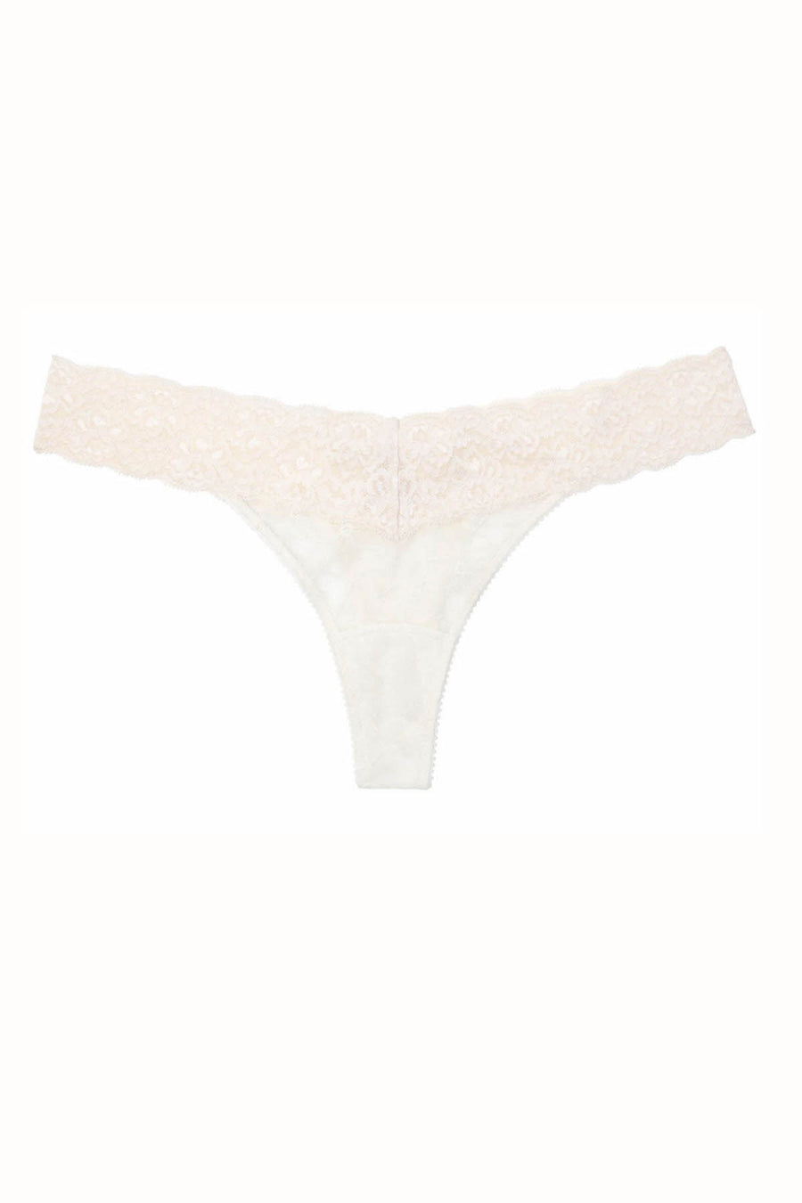 HEIDI By Heidi Klum Pristine-Ivory Stretch Lace Thong – CheapUndies