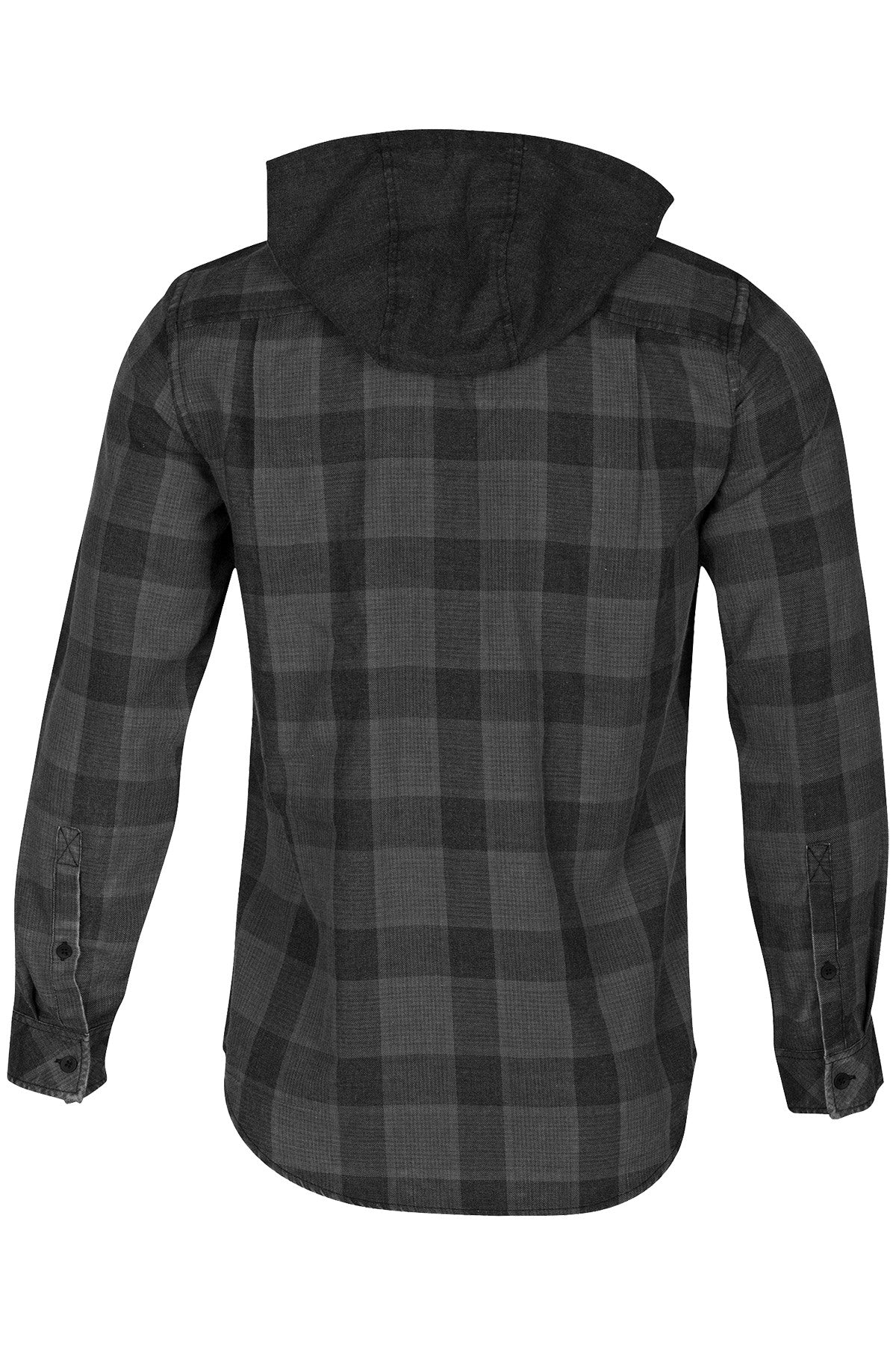 Hurley Black/Grey Landon Hooded Button Up Shirt | CheapUndies