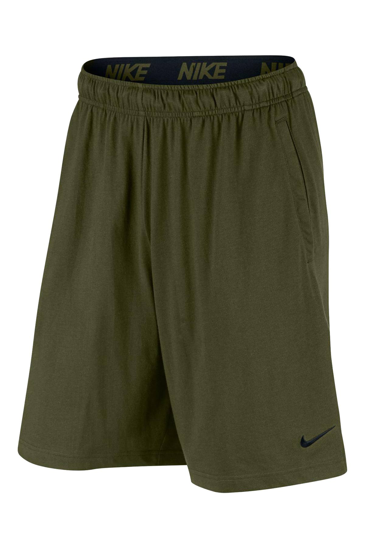 Nike Legion-Green Dri-Fit Cotton-Jersey Training Short | CheapUndies