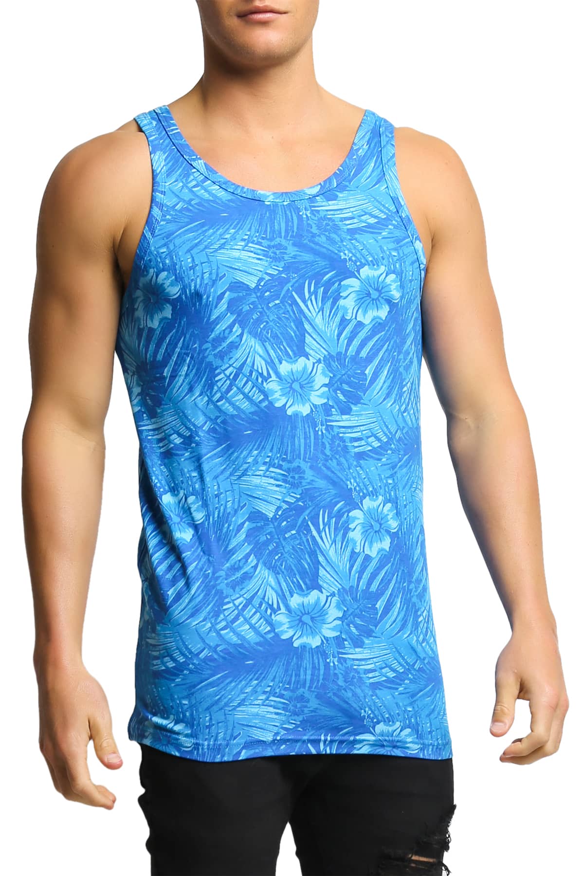 Papi Blue Oasis Tank Top | CheapUndies