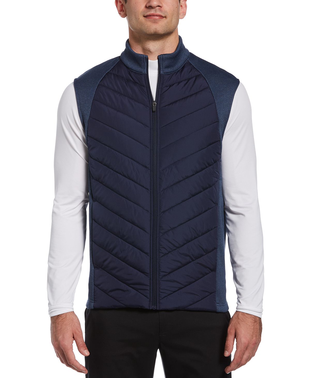 Pga Tour Hybrid Puffer Vest Peacoat Heather – CheapUndies