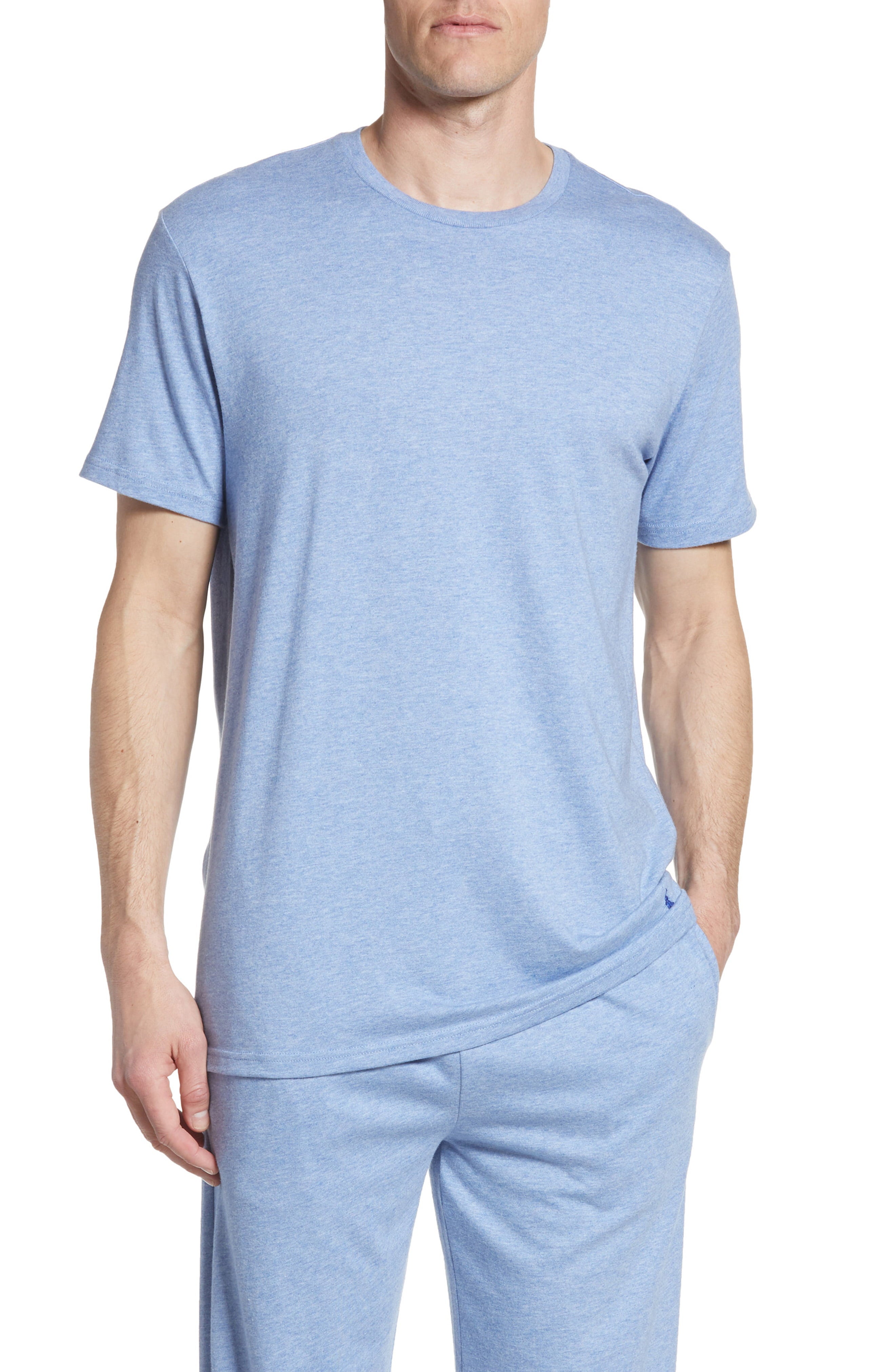 Polo Ralph Lauren Men's Supreme Comfort Pajama T-Shirt Campus Blue Hea –  CheapUndies