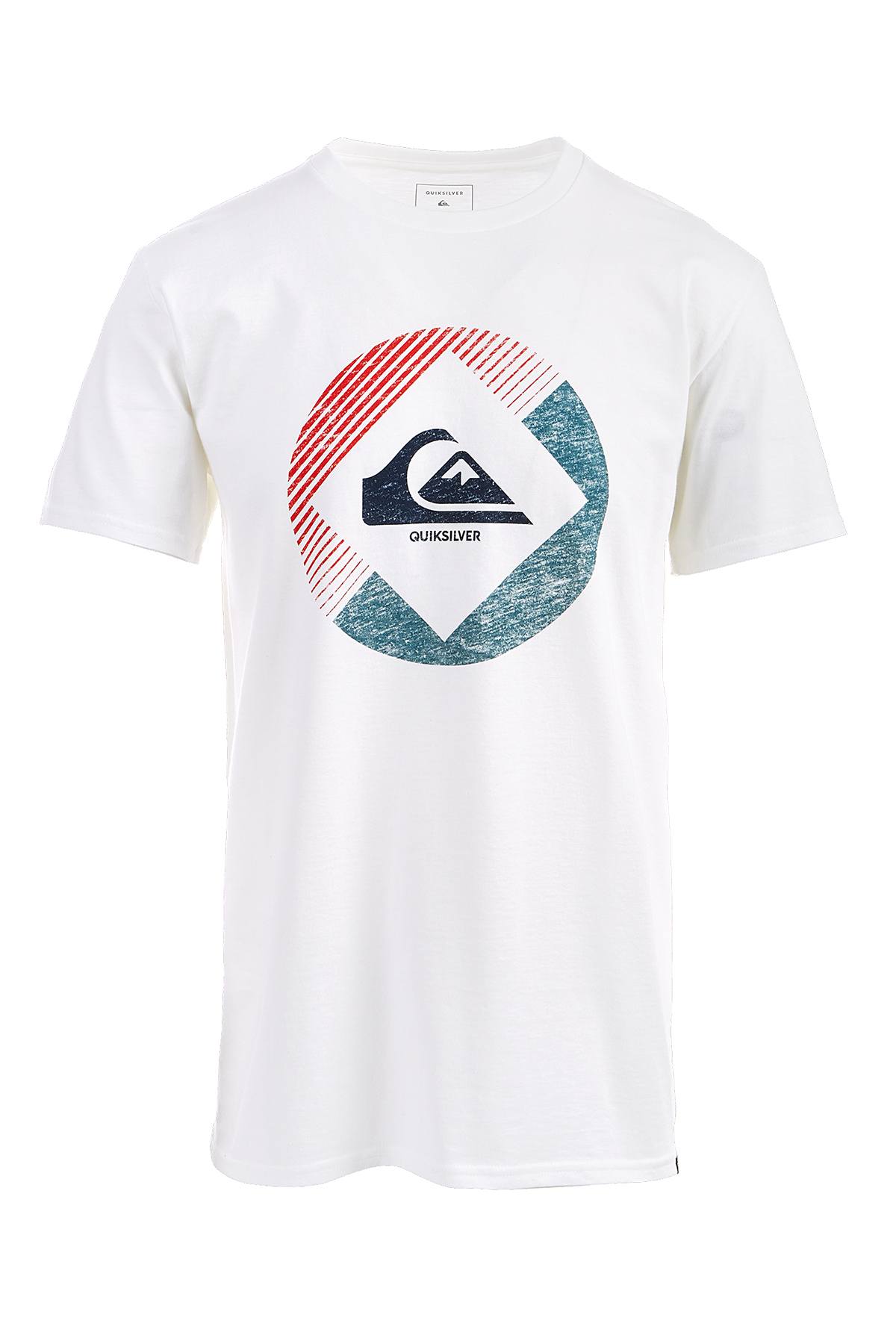 Quiksilver White Hot-Plate Graphic-Print T-Shirt | CheapUndies