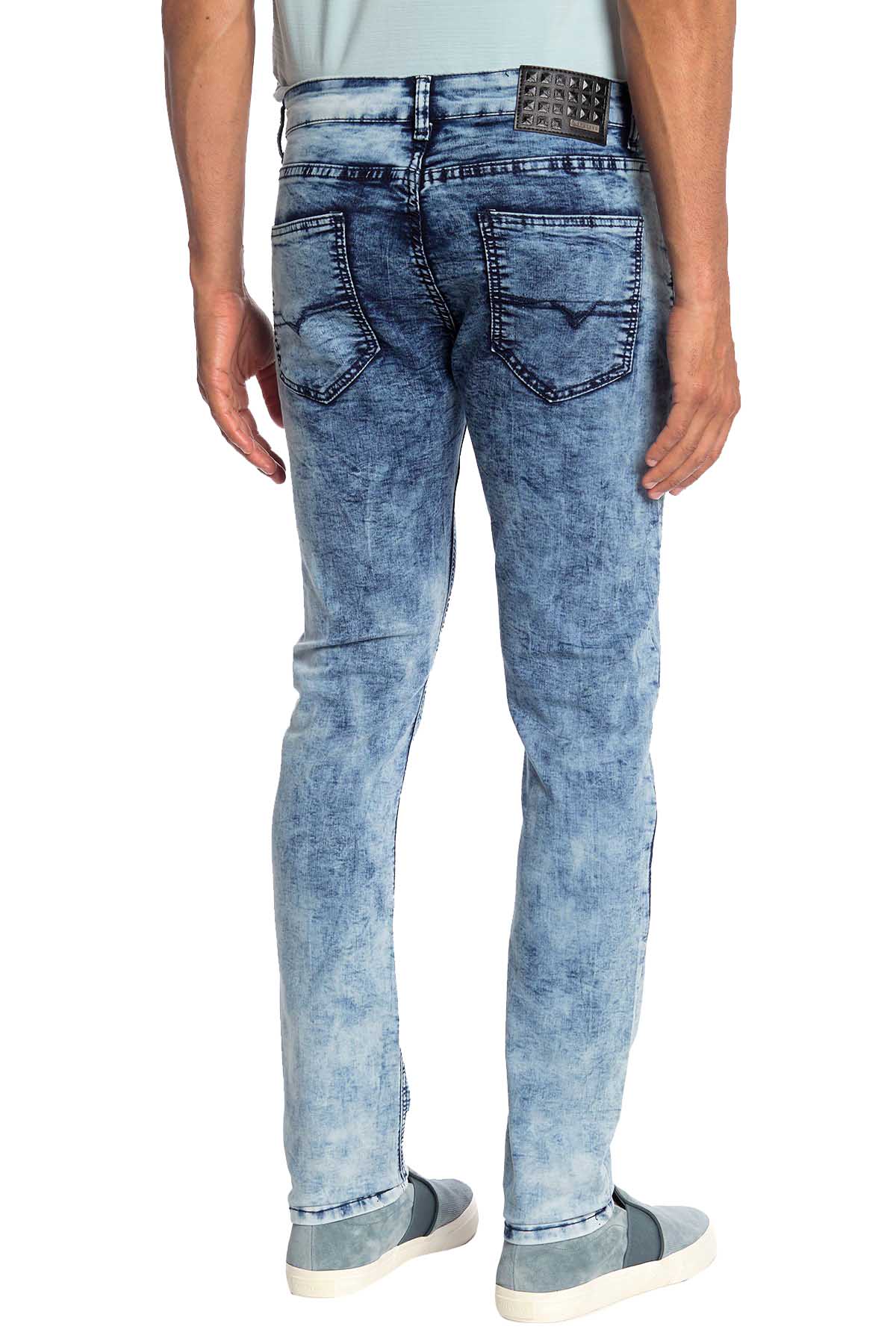 Recess Jeans Light Blue Solid Stretch Slim Jean | CheapUndies