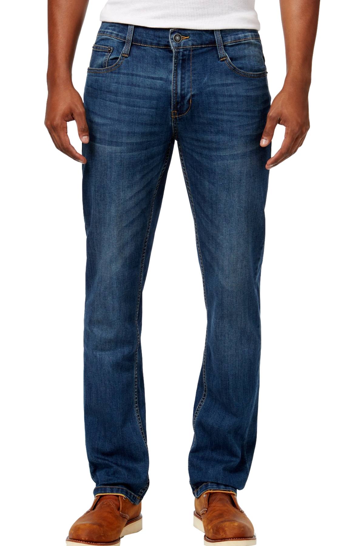 Ring of Fire City-Wash Straight-Fit Relic Jeans | CheapUndies
