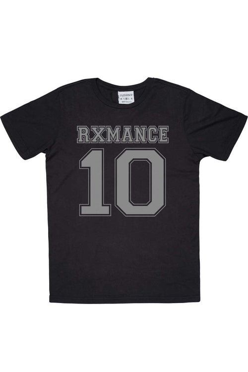 Rxmance Unisex Black 'Jersey' Tee Featured Image