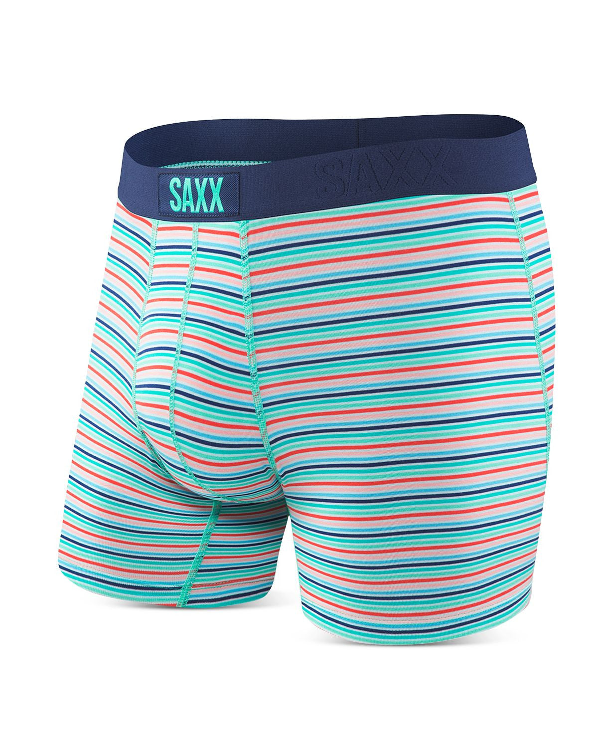 Saxx Vibe Striped Boxer Briefs Blue Multi – CheapUndies