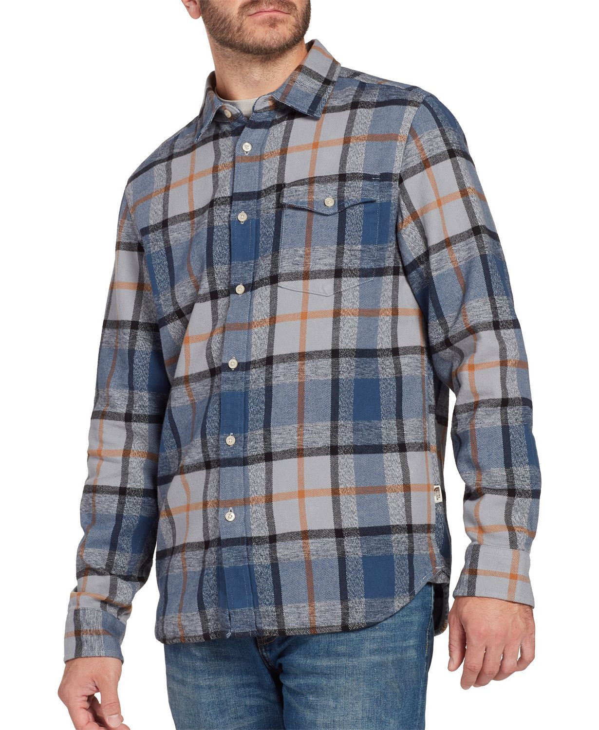The North Face Arroyo Long Sleeve Flannel Shirt Mid Grey Speed Wagon P ...