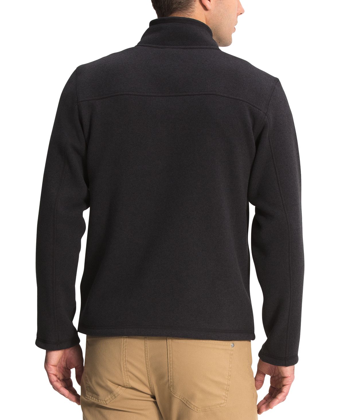 The North Face Gordon Lyons Classic Zip-front Sweater Tnf Black Heathe ...