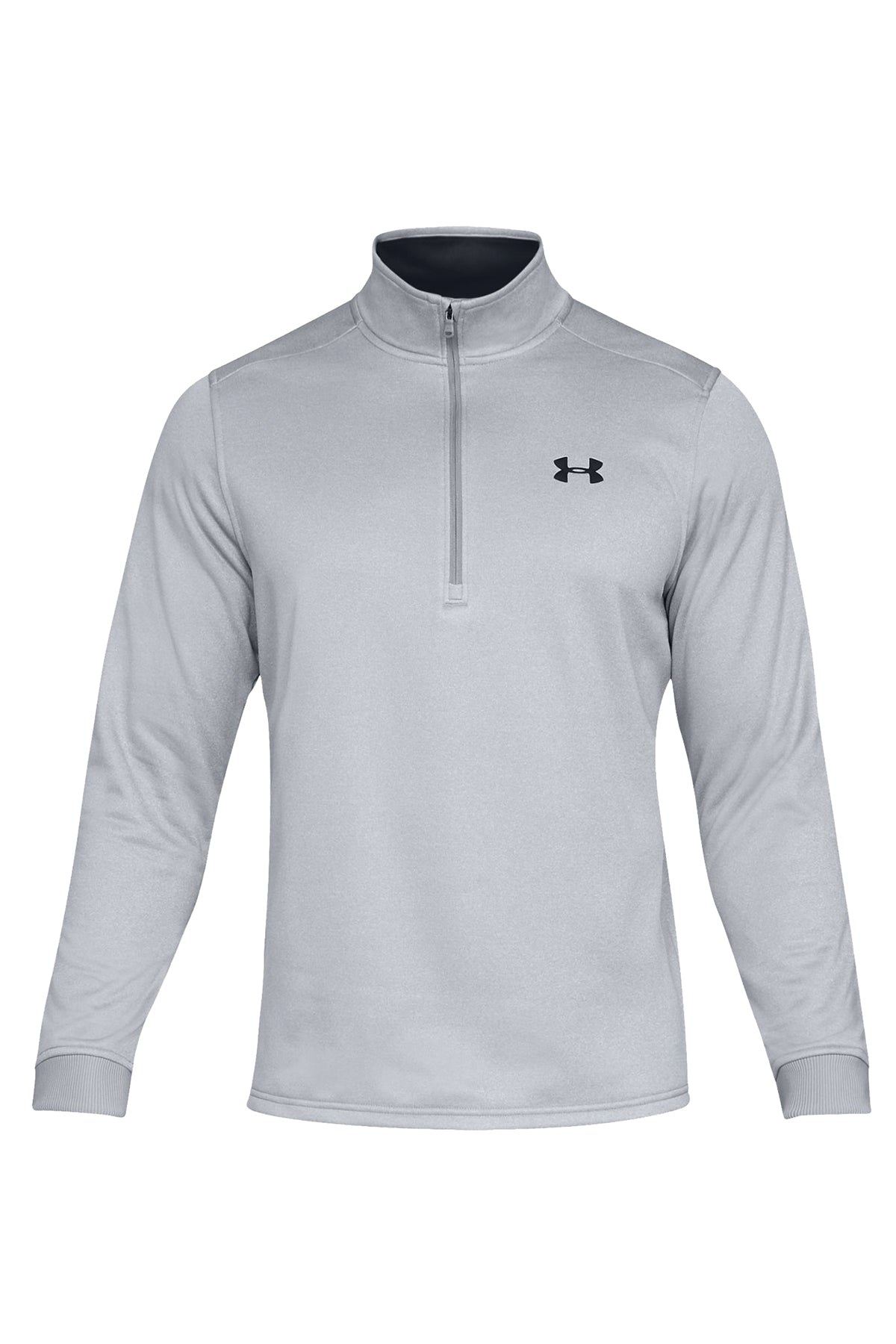 Under Armour Steel Light Heather Performance Fleece Half-Zip Pullover ...