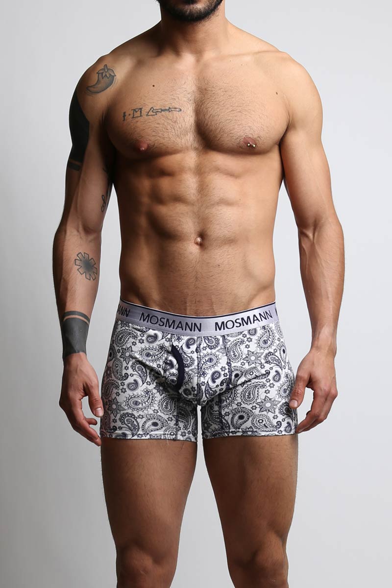 2-Pack Mosmann Multi Stripes & Navy Paisley Boxer Brief