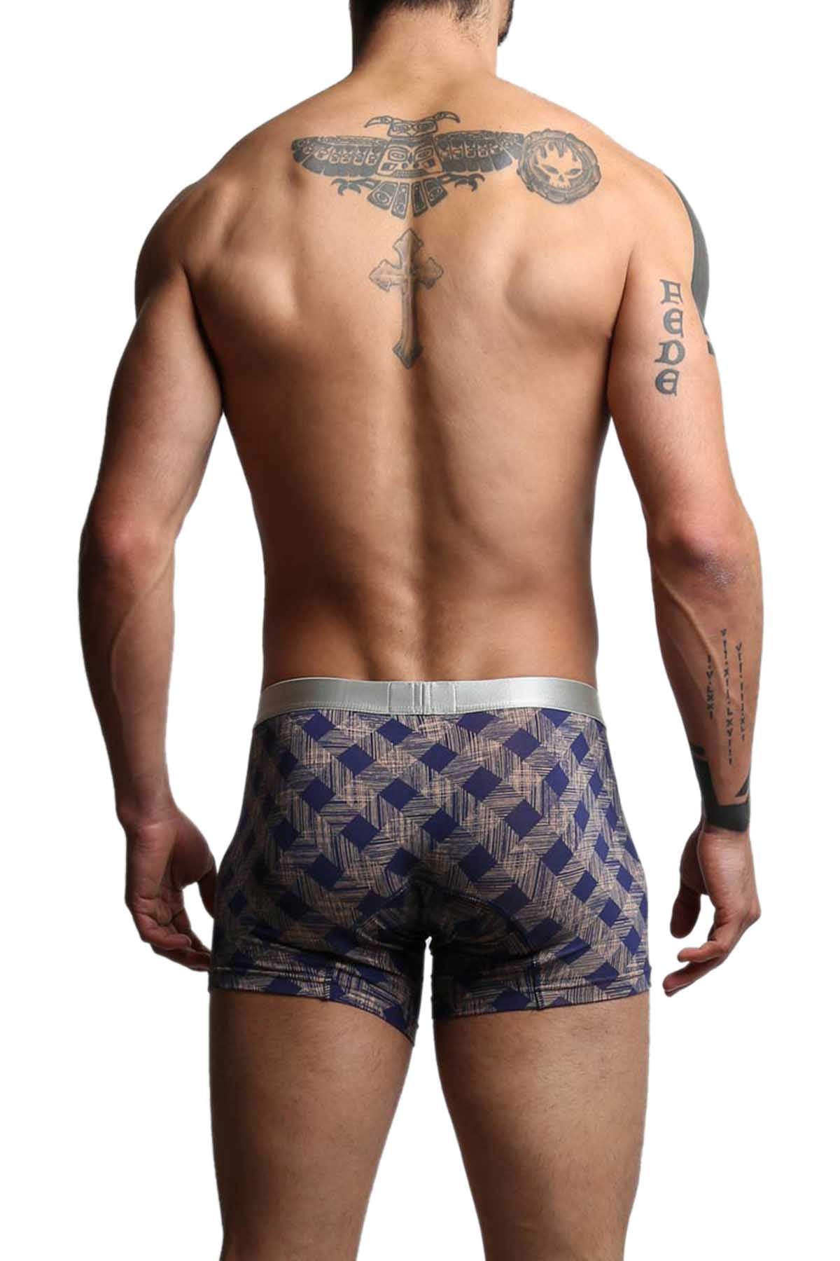 2-Pack Mosmann Orange Plaid & Black Boxer Briefs