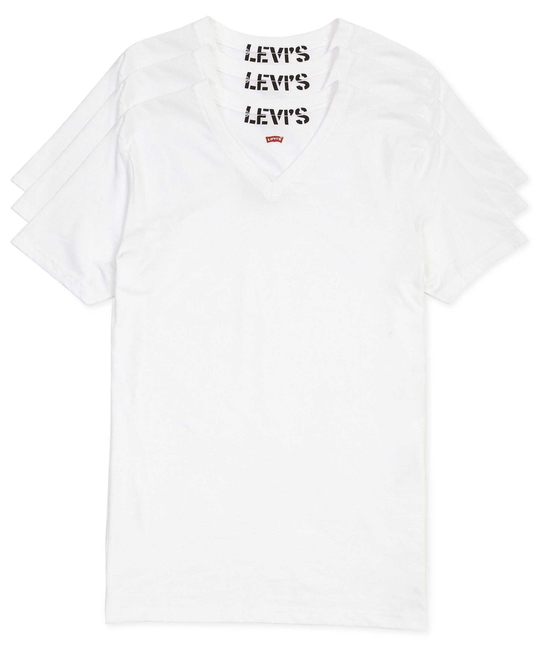 Levis 100 Series V-Neck Undershirts 3-Pack – CheapUndies