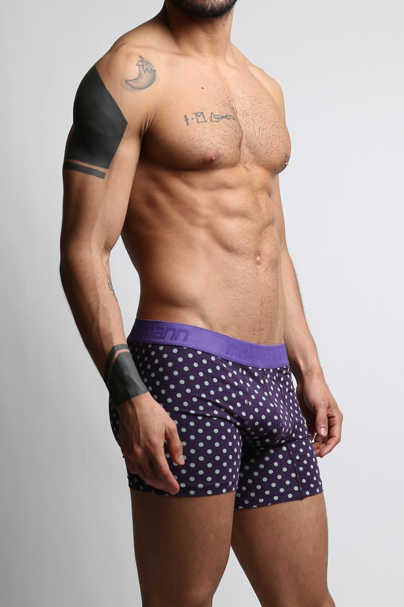 2-Pack Mosmann Purple Polka Dots & Deep Sea X Boxer Briefs