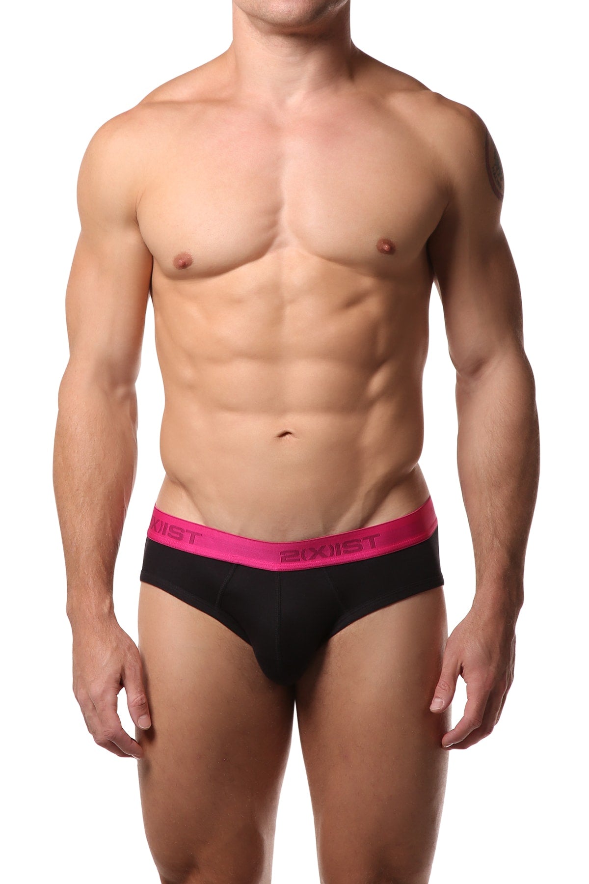 2(X)IST Dark Blue/Black/Light Blue Essential No-Show Brief