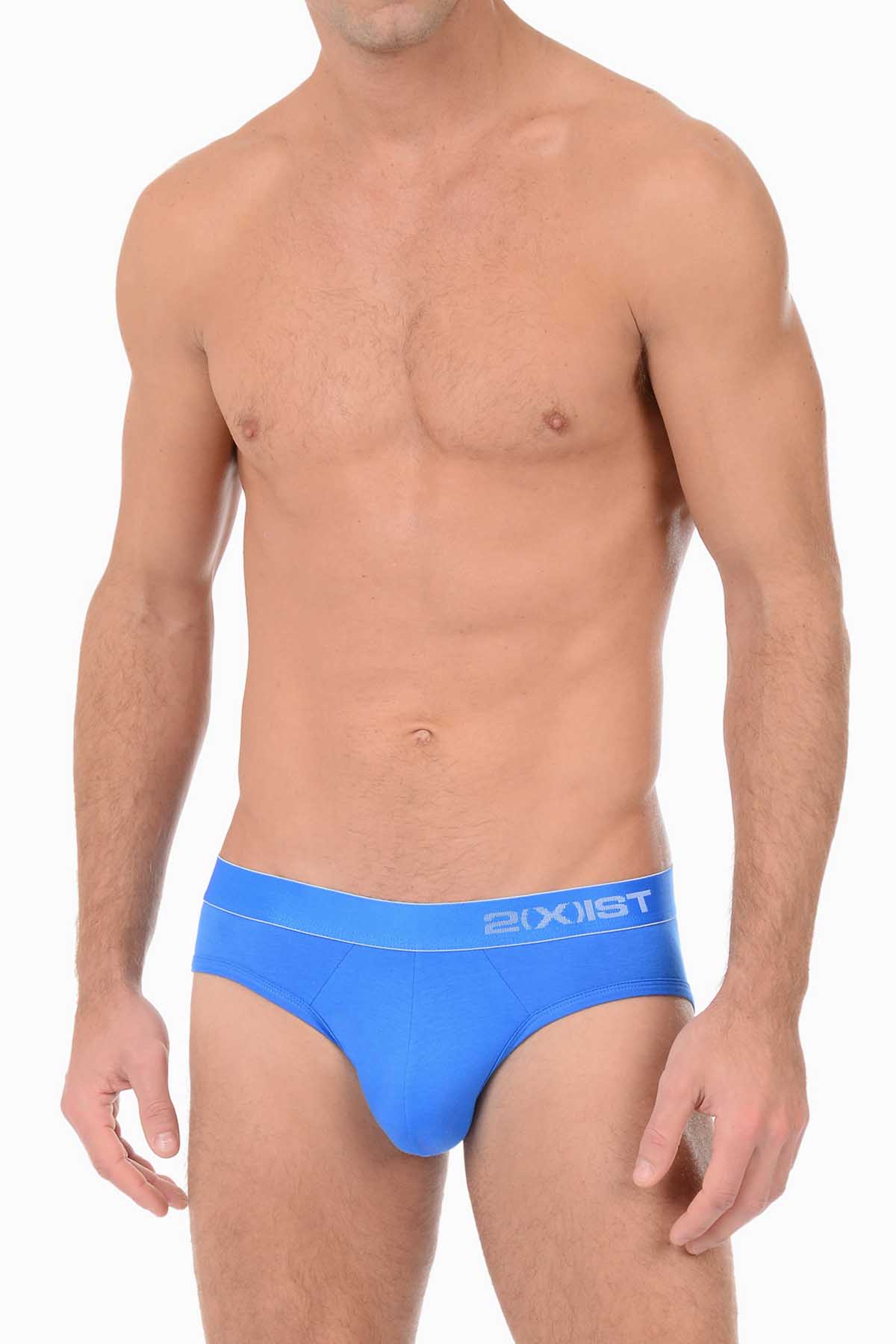 2(X)IST Pro Blue Pima Stretch Brief