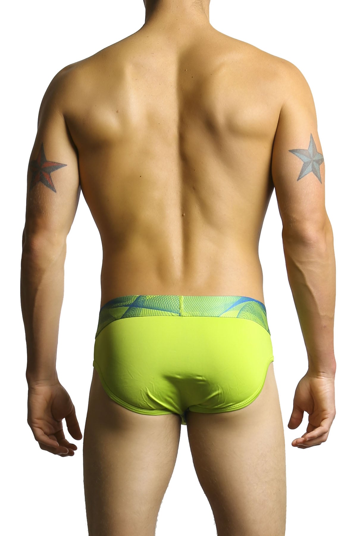 2-Pack Papi Blue & Green Microfusion Performance Brief