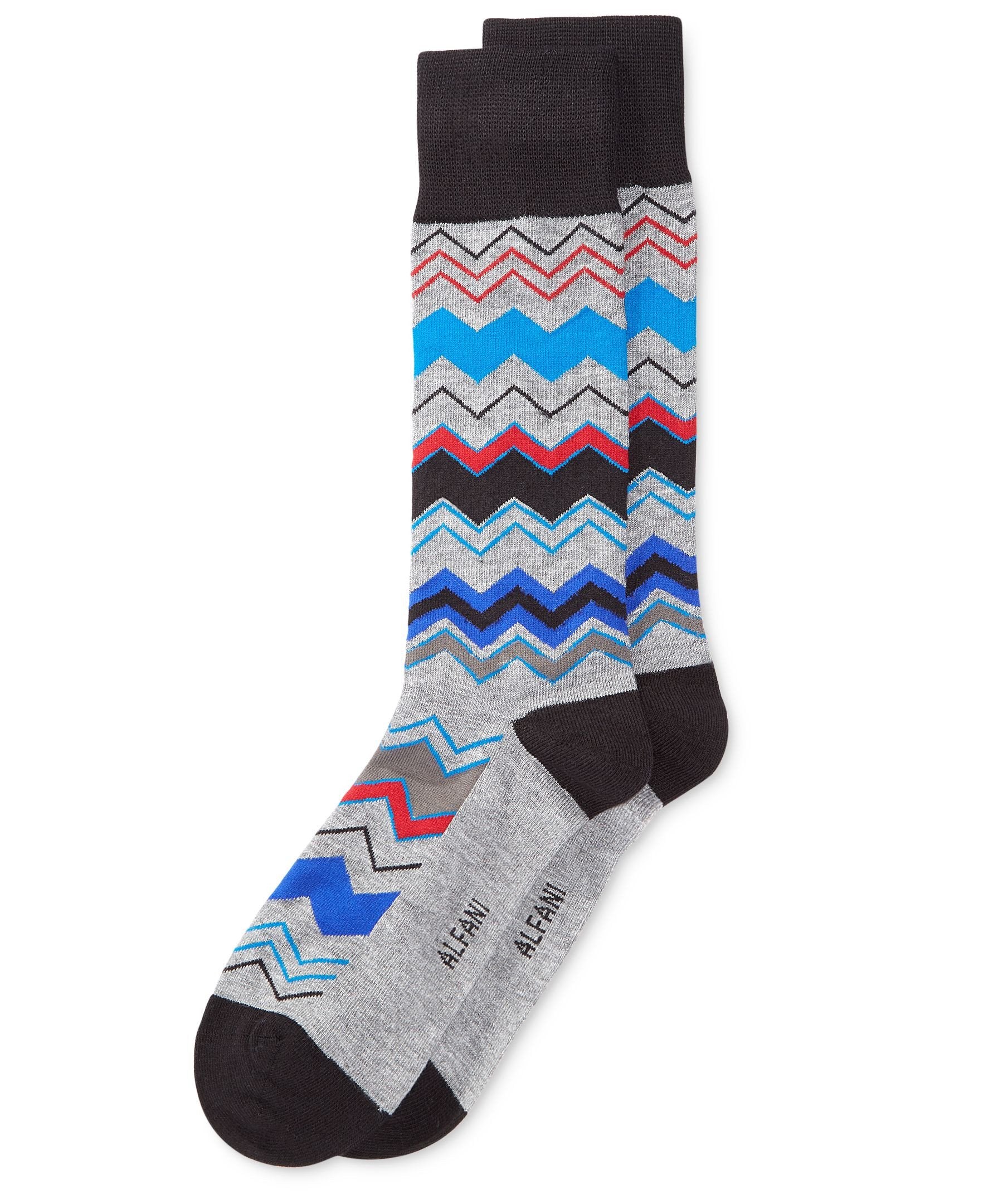 Alfani Men's Chevron Stripe Socks