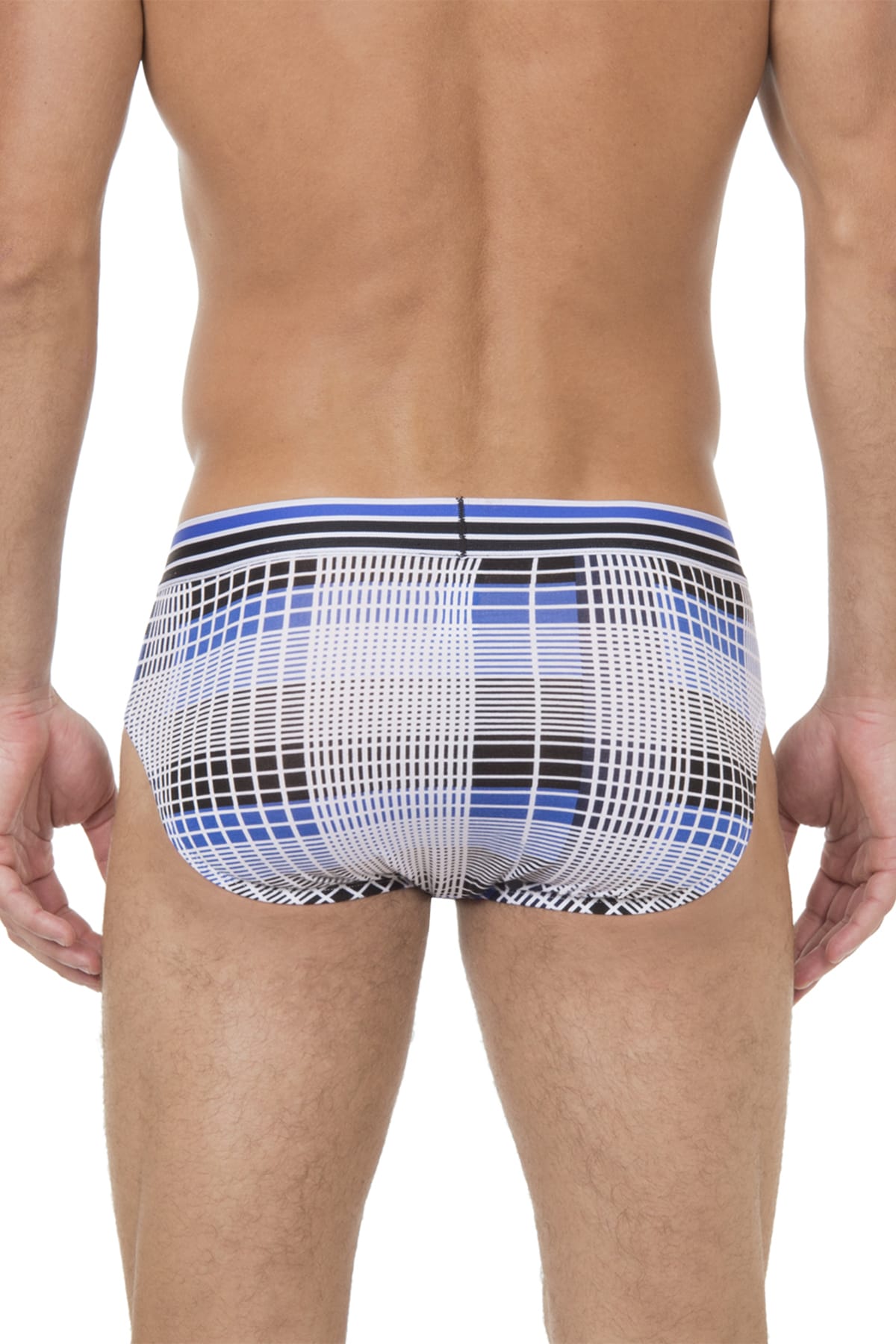 2(X)IST Plaid Black Mod Modal Brief