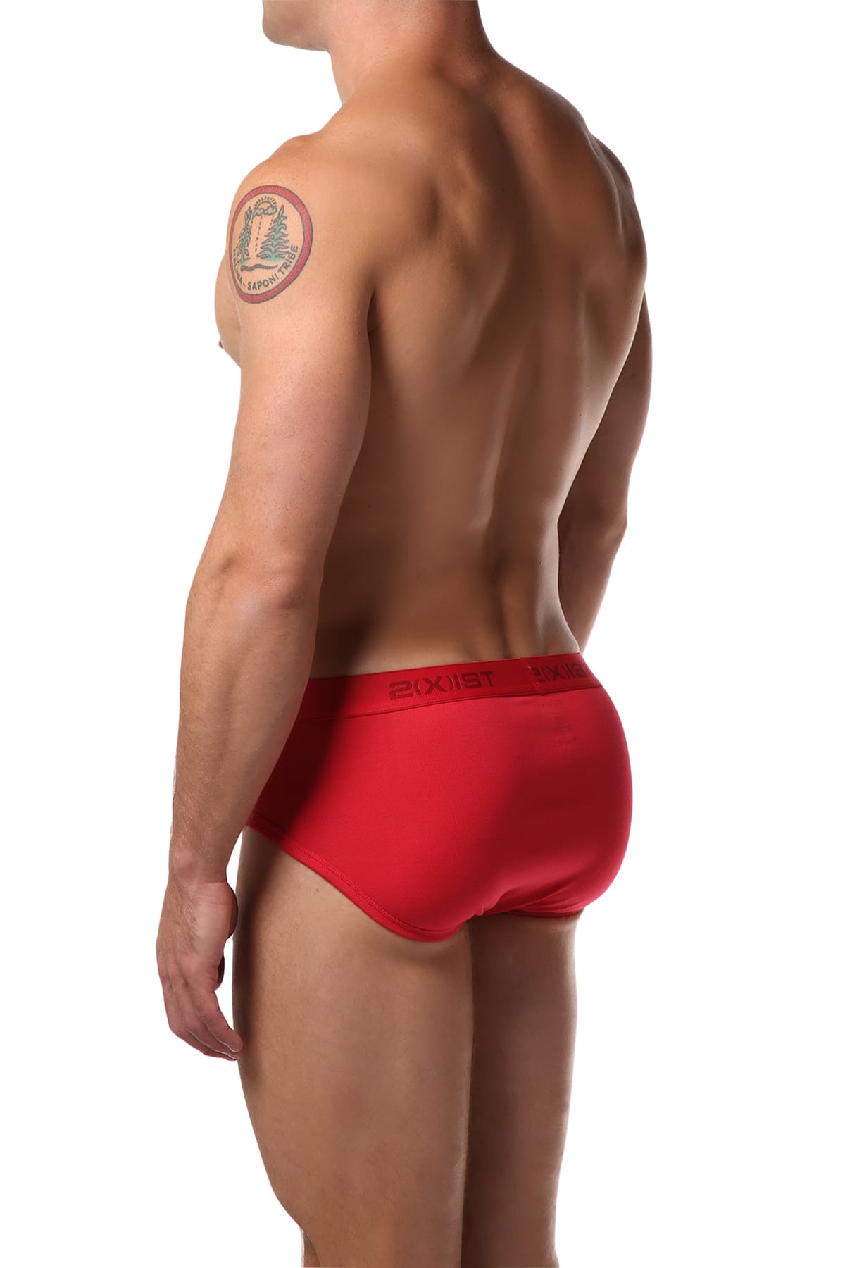 2(X)IST Red/Yellow/Blue Essential Contour Pouch Brief 3-Pack