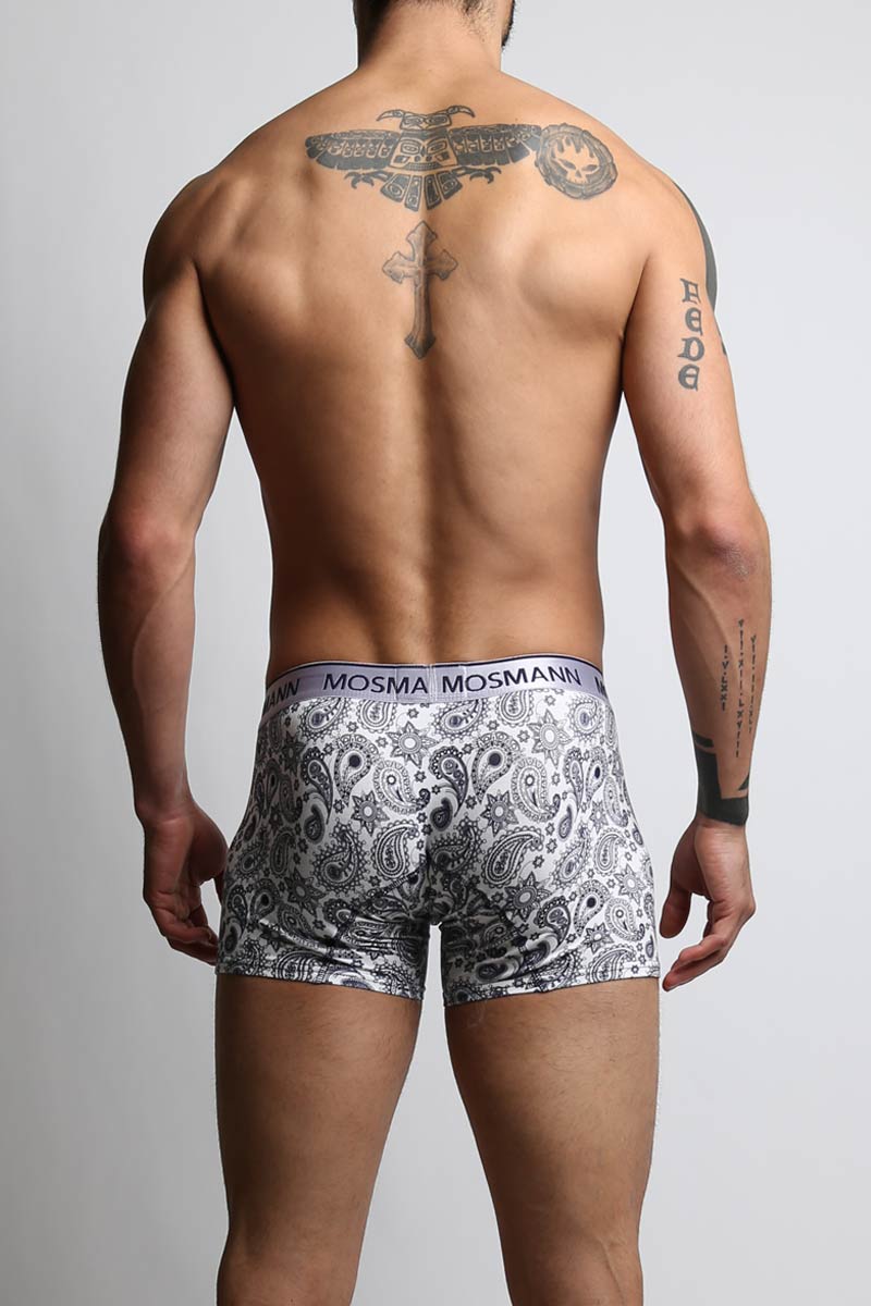 2-Pack Mosmann Dark Blue & Navy Paisley Boxer Brief