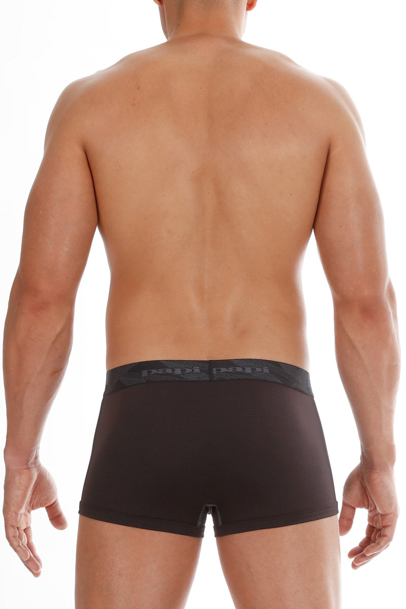 2-Pack Papi Charcoal & Black Performance Mesh Brazilian Trunks