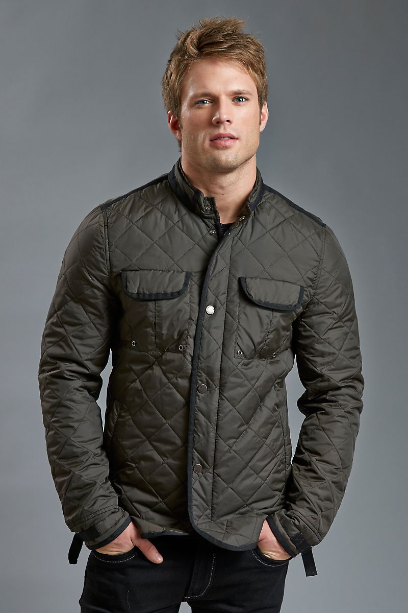 American Stitch Green Quilted Jacket