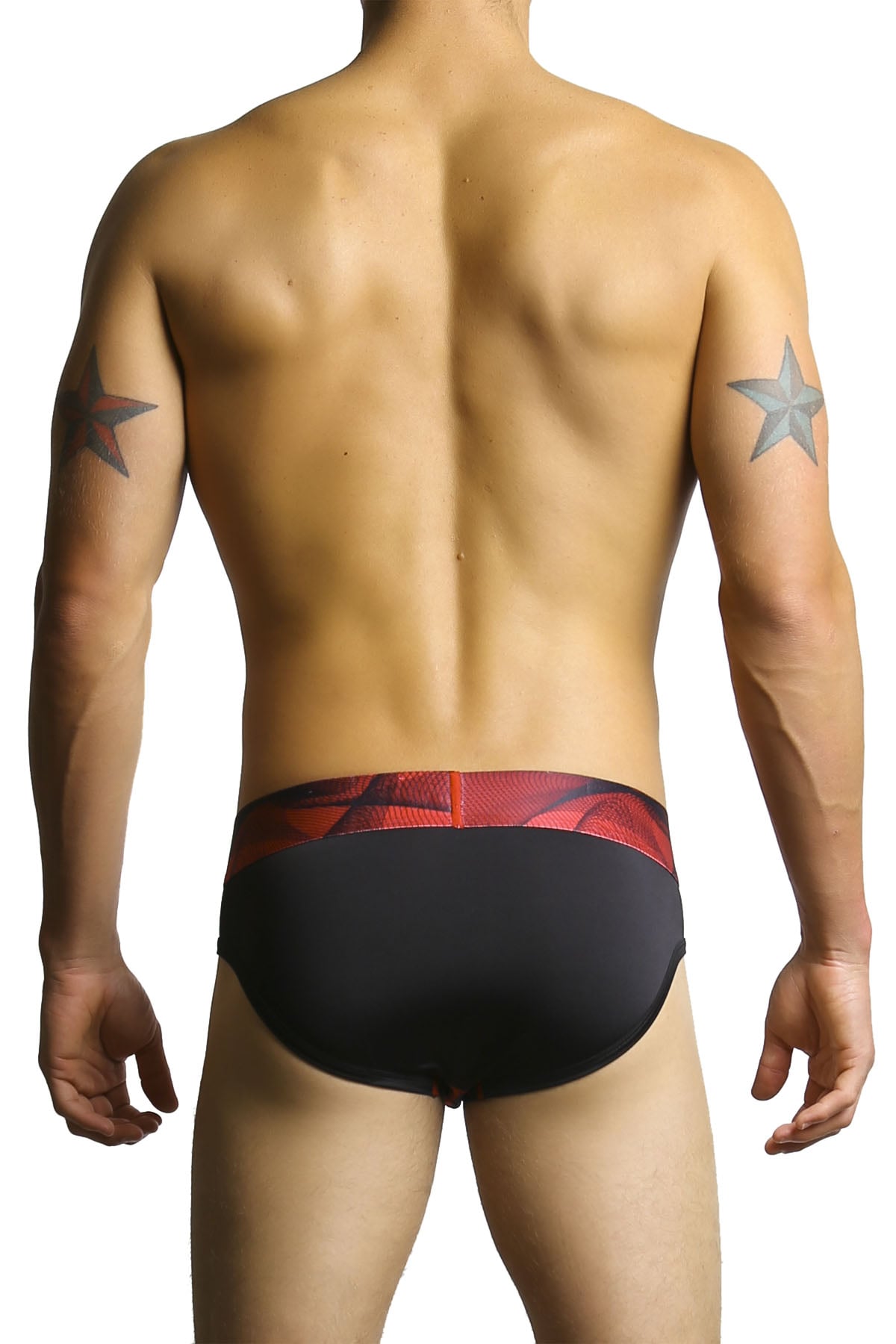 2-Pack Papi Black & Red Microfusion Performance Brief