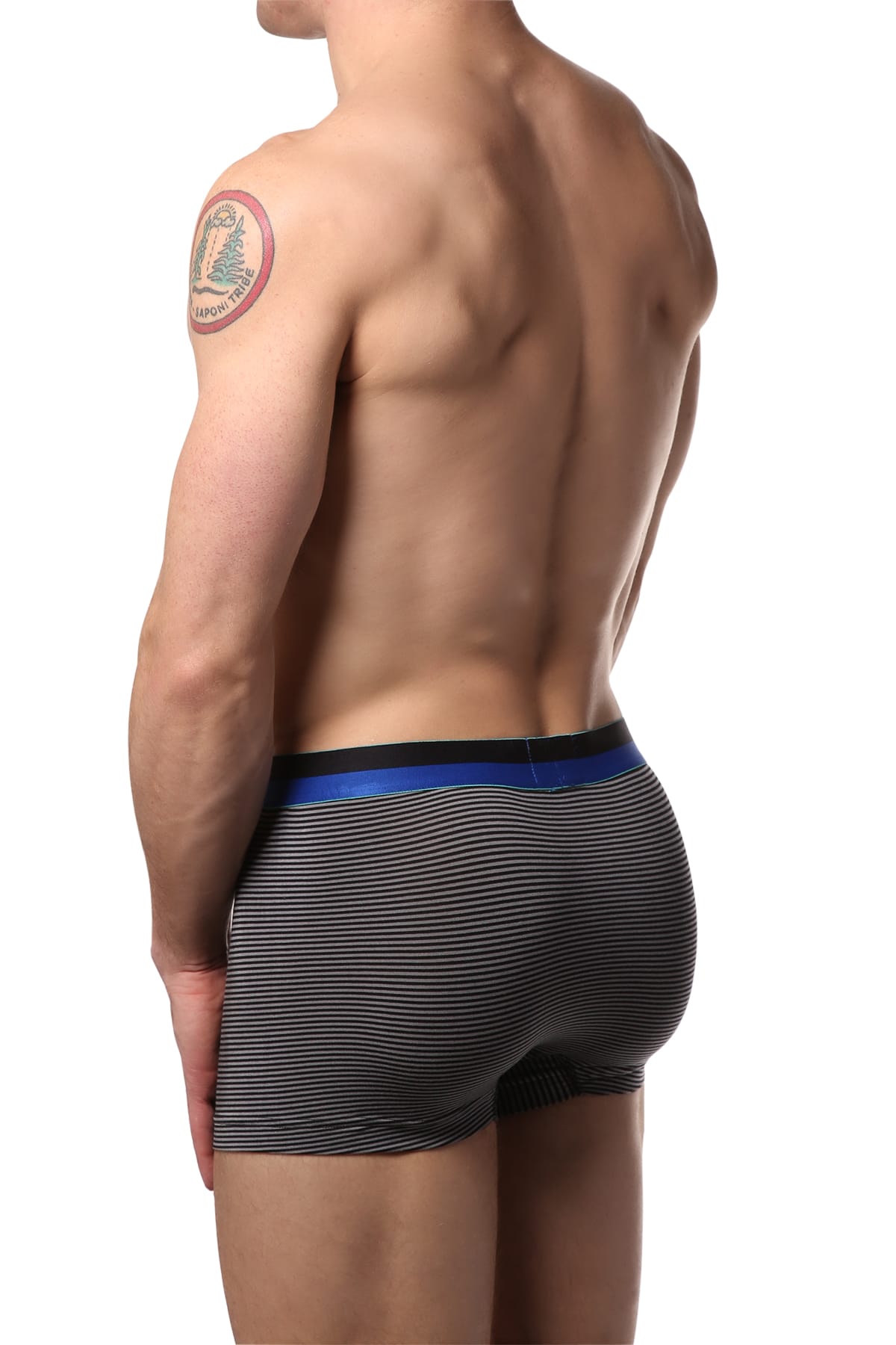 2(X)IST Black Stripe Barcode Modal No-Show Trunk