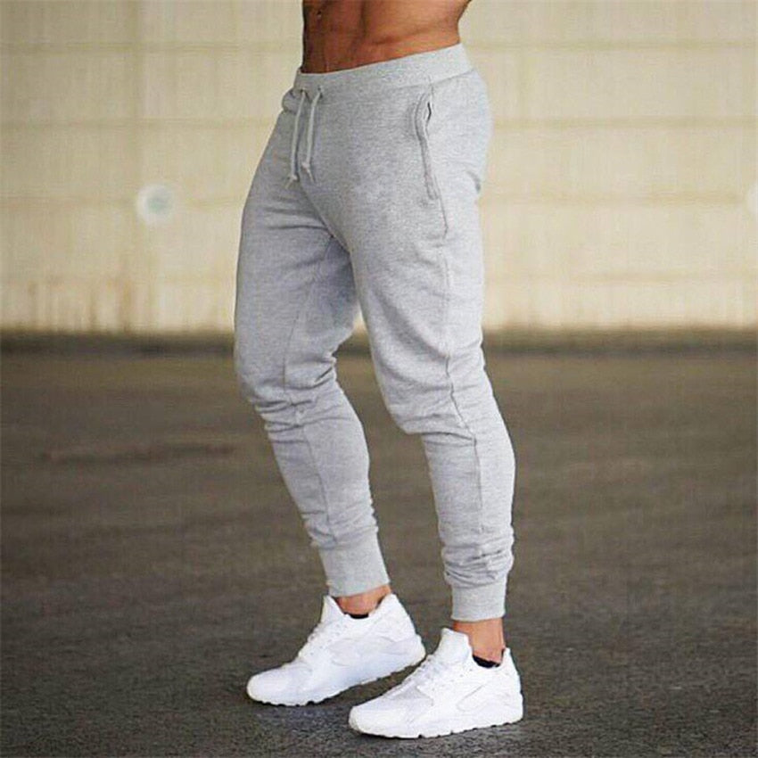 dark grey track pants