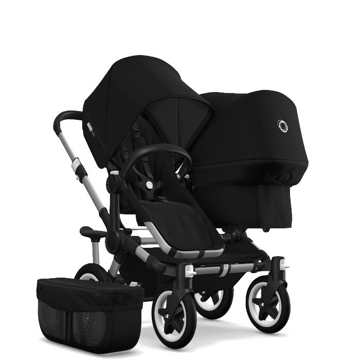 double stroller with stand