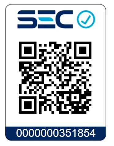 Certificado SEC QR