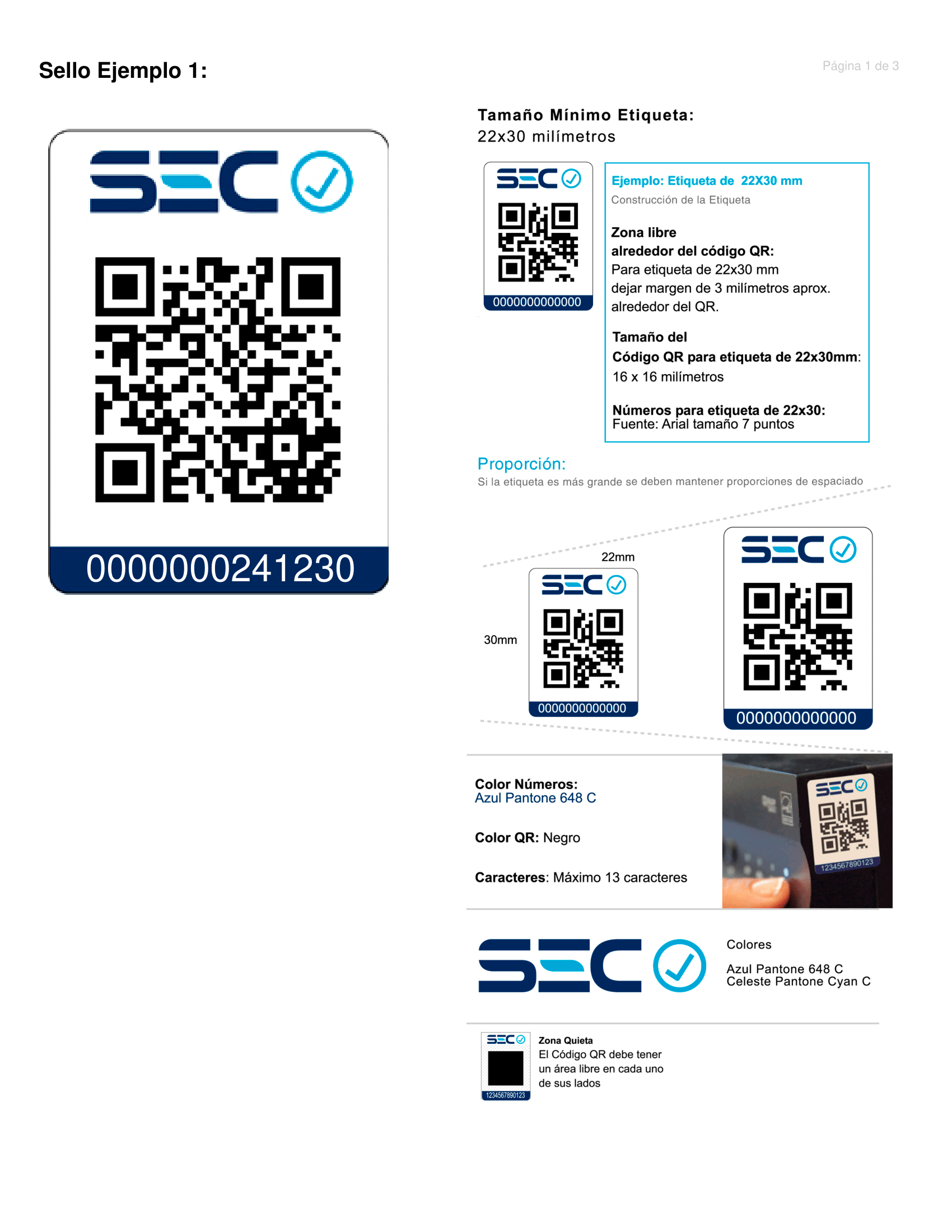 Certificado SEC QR