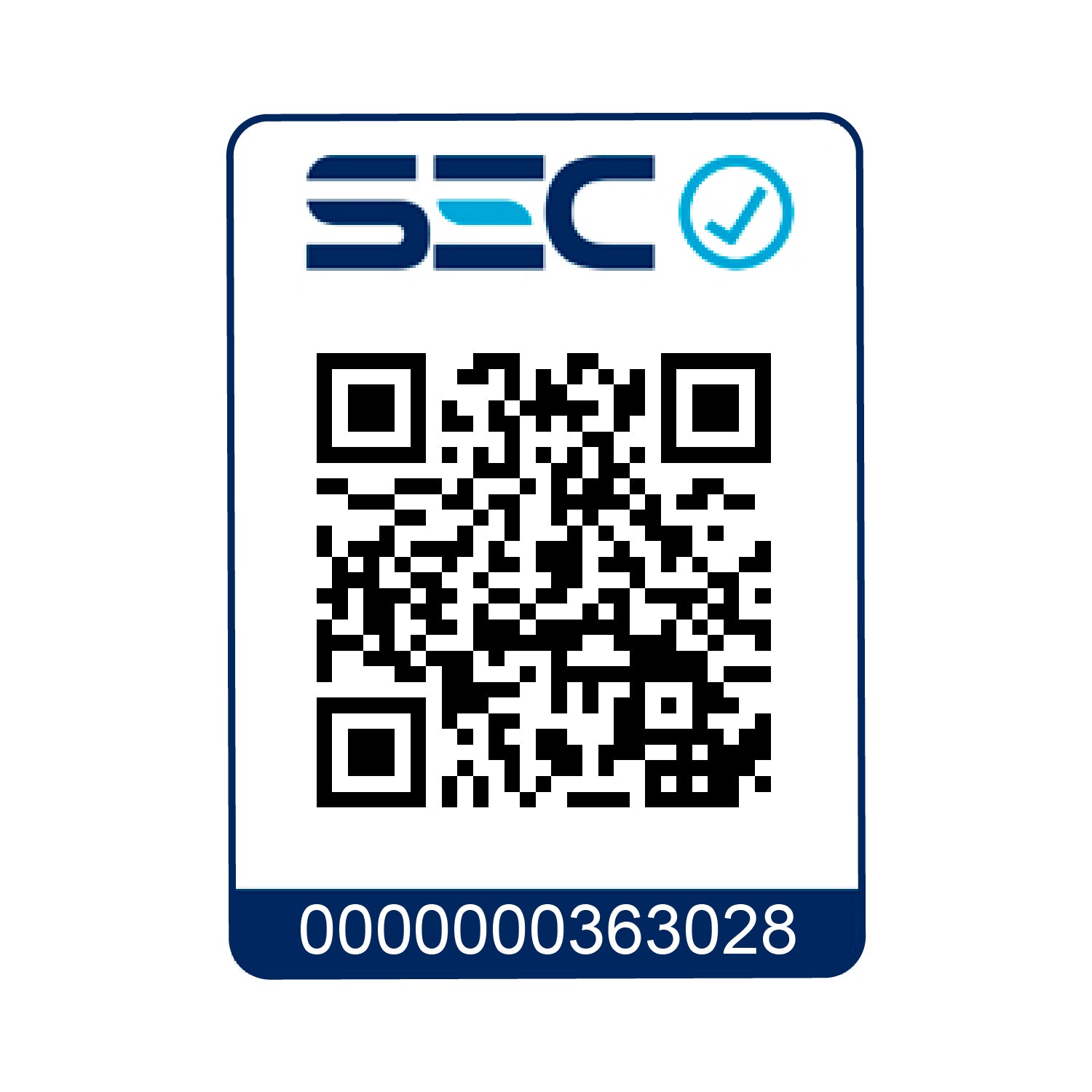 Certificado SEC QR